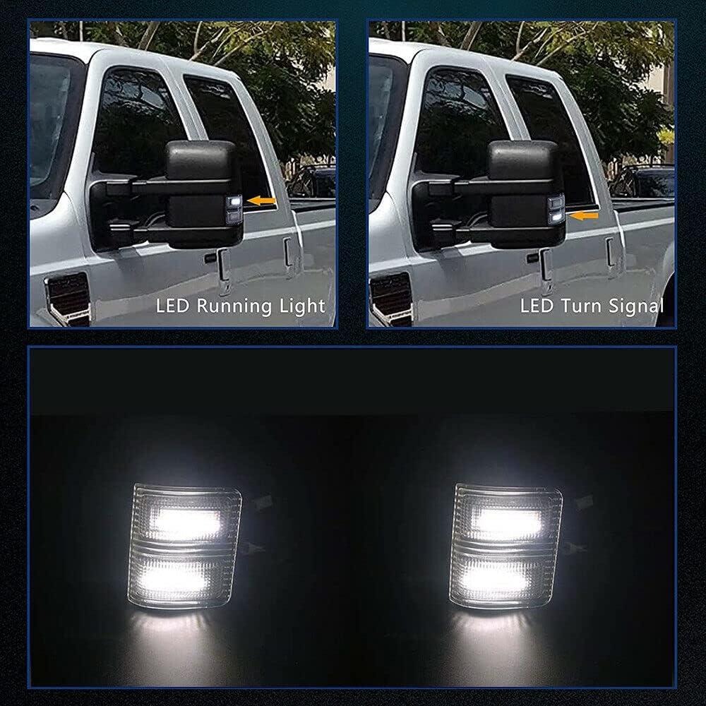 Luces de Señal de Giro LED Dunxunn para Ford F250 F350 F450 F550 2008-2016