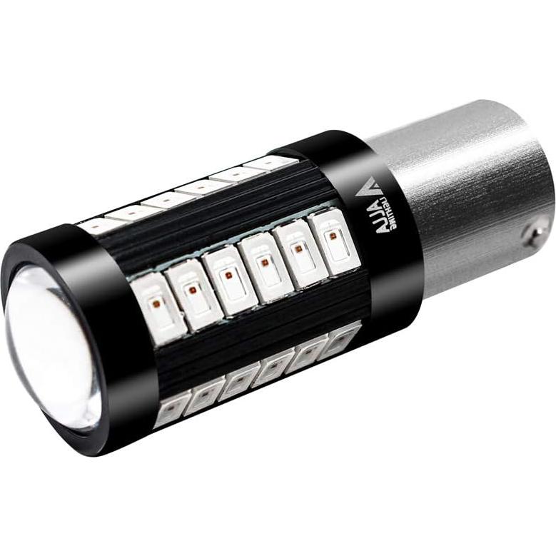 Bombillas LED BA15S 1156 Alla Lighting Rojas 2800 Lúmenes