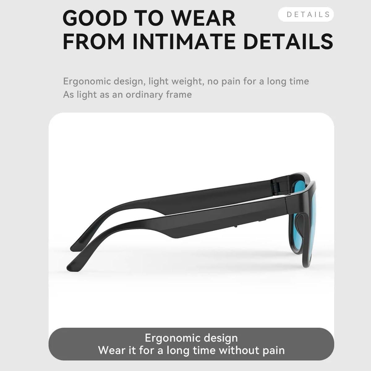 Gafas de Sol Inteligentes Bluetooth GS01 - Audio UV400 Polarizadas