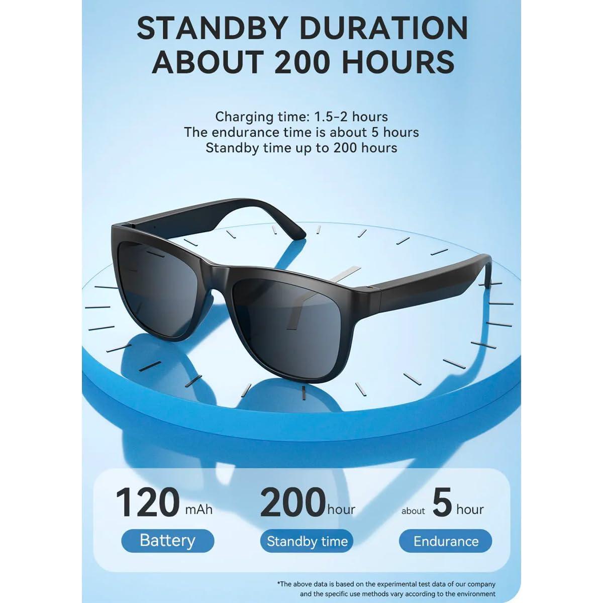 Gafas de Sol Inteligentes Bluetooth GS01 - Audio UV400 Polarizadas