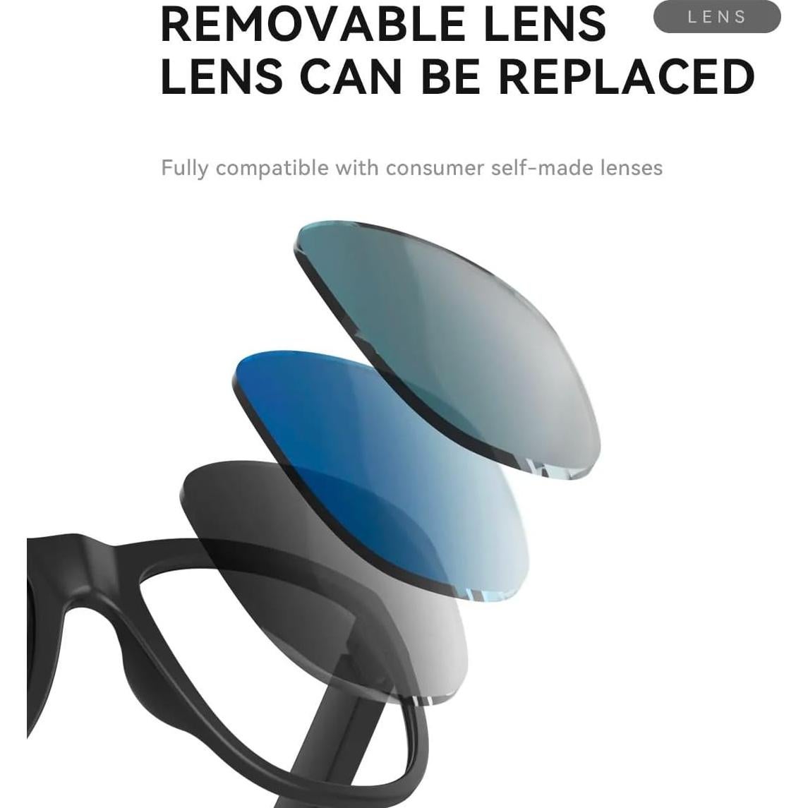 Gafas de Sol Inteligentes Bluetooth GS01 - Audio UV400 Polarizadas