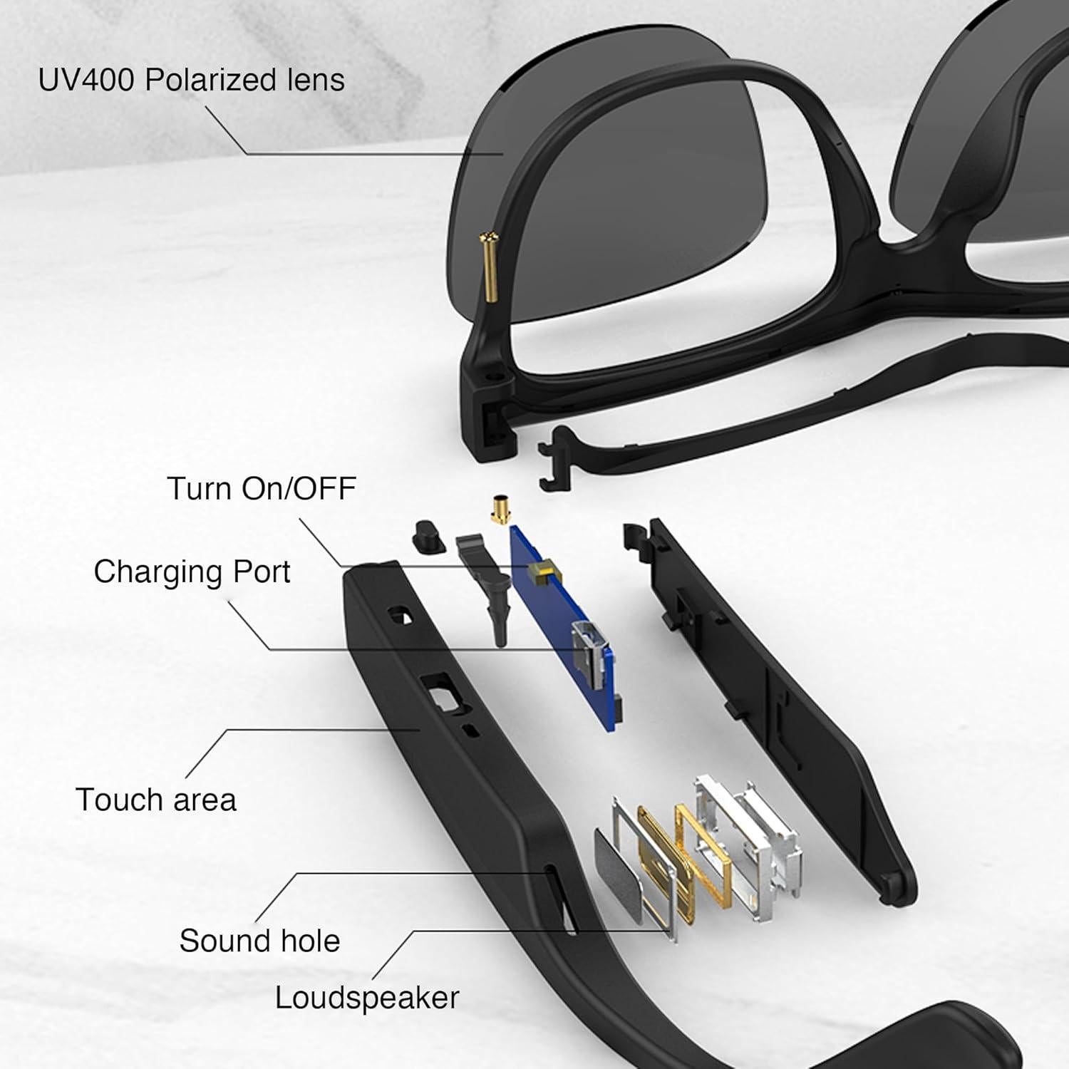 Gafas de Sol Inteligentes Enzemit GS01 Bluetooth UV400