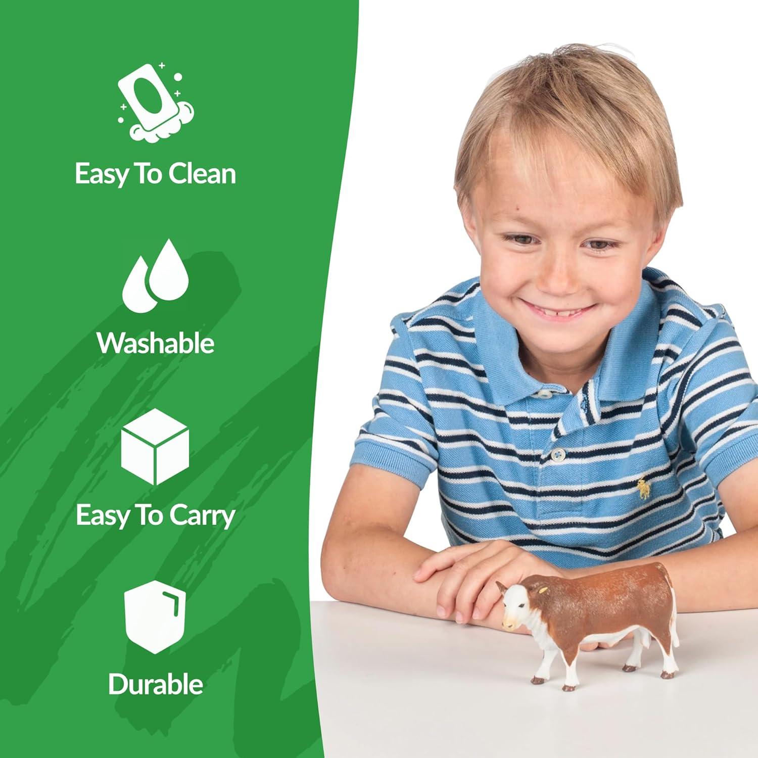 Toro Hereford Big Country Toys 1:20 Pintado a Mano