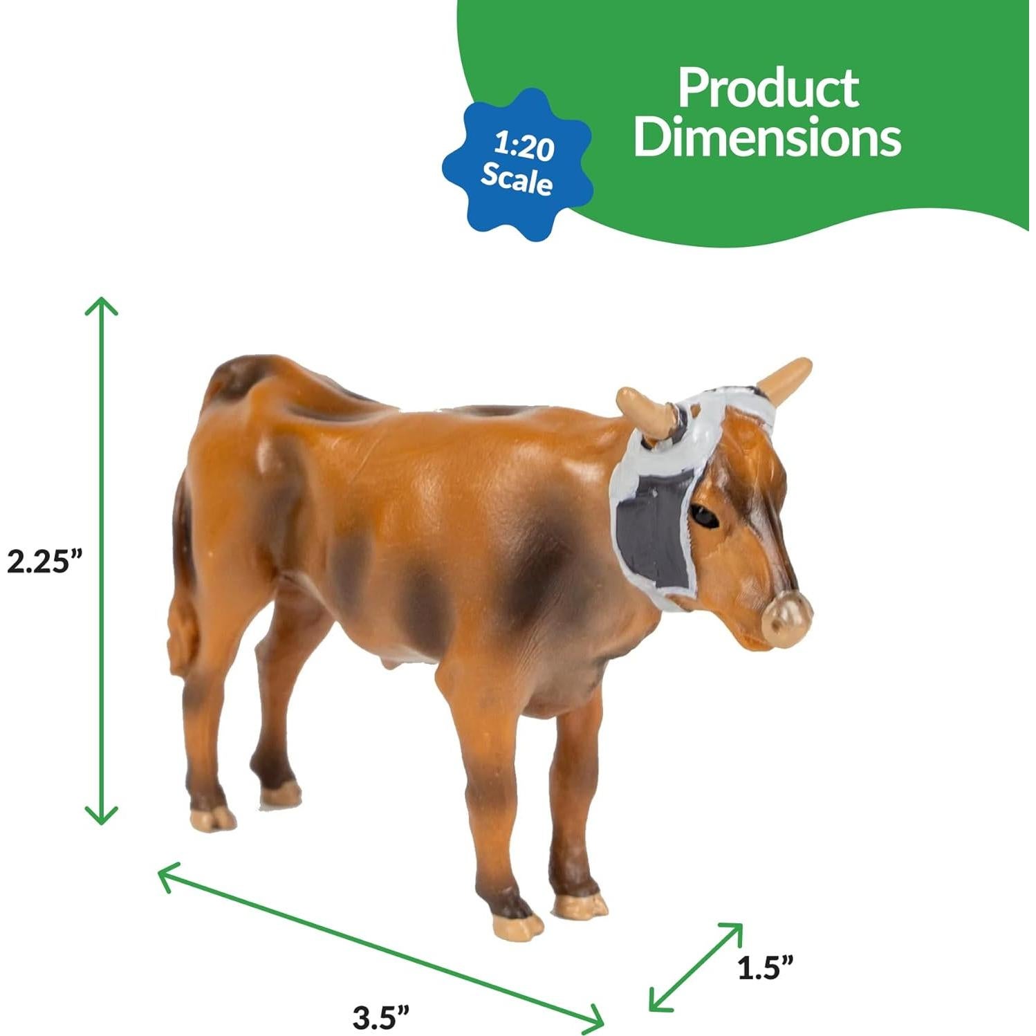 Buey de Roping Big Country Toys 1:20 Pintado a Mano