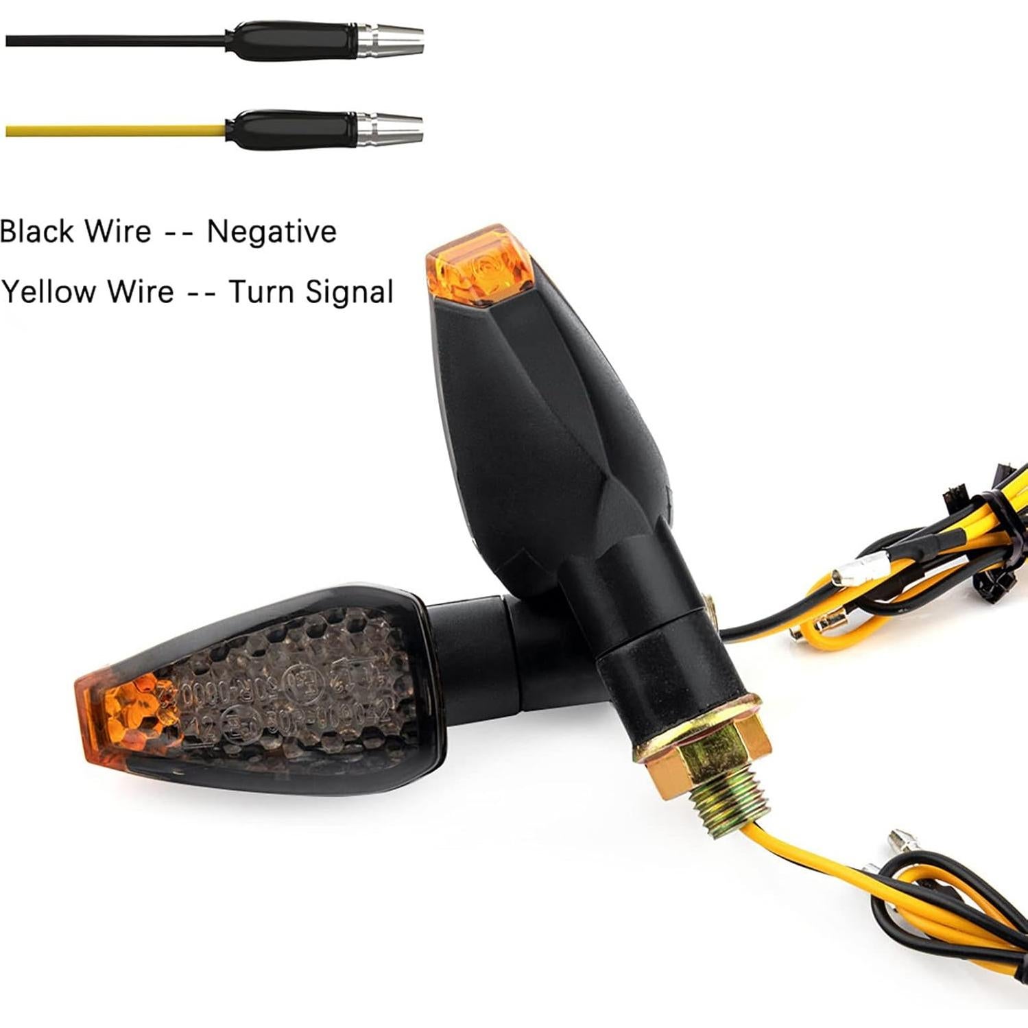 Luces de Señal de Giro LED ANKIA 14 LED Ámbar para Motocicleta