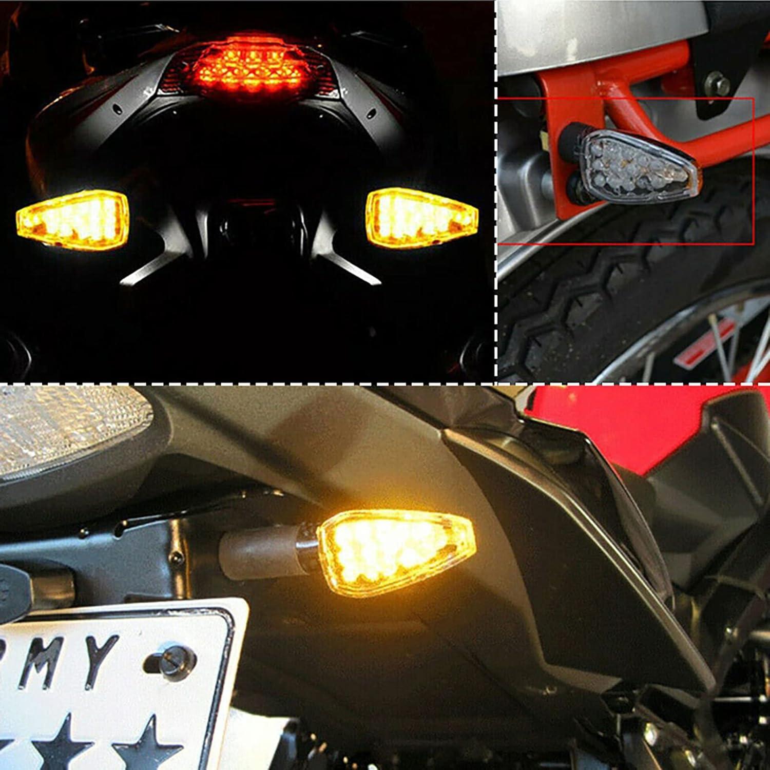 Luces de Señal de Giro LED ANKIA 14 LED Ámbar para Motocicleta