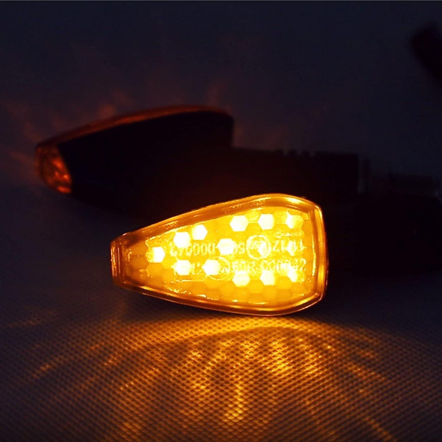 Luces de Señal de Giro LED ANKIA 14 LED Ámbar para Motocicleta