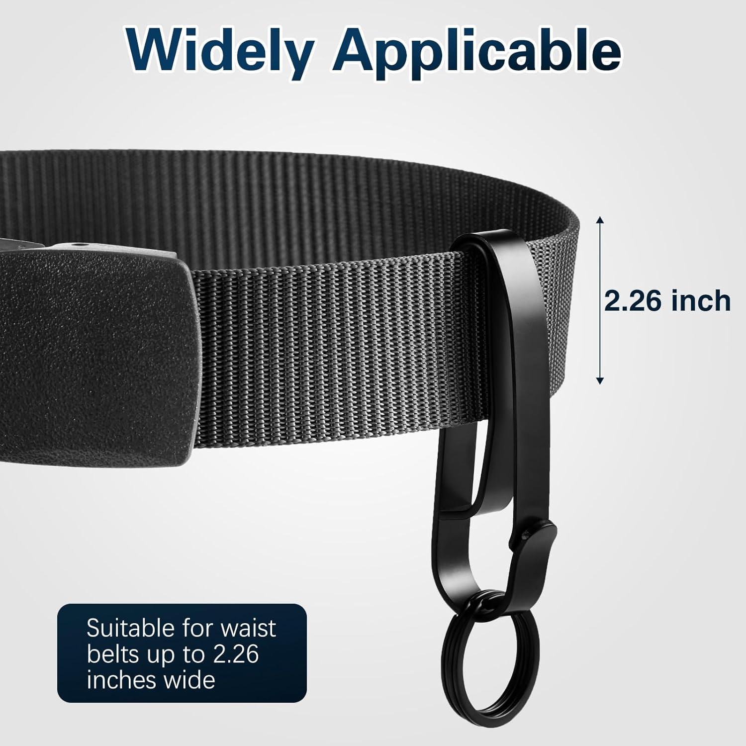 Soporte de Llaves para Cinturón de Servicio Yeflawor 2PCS