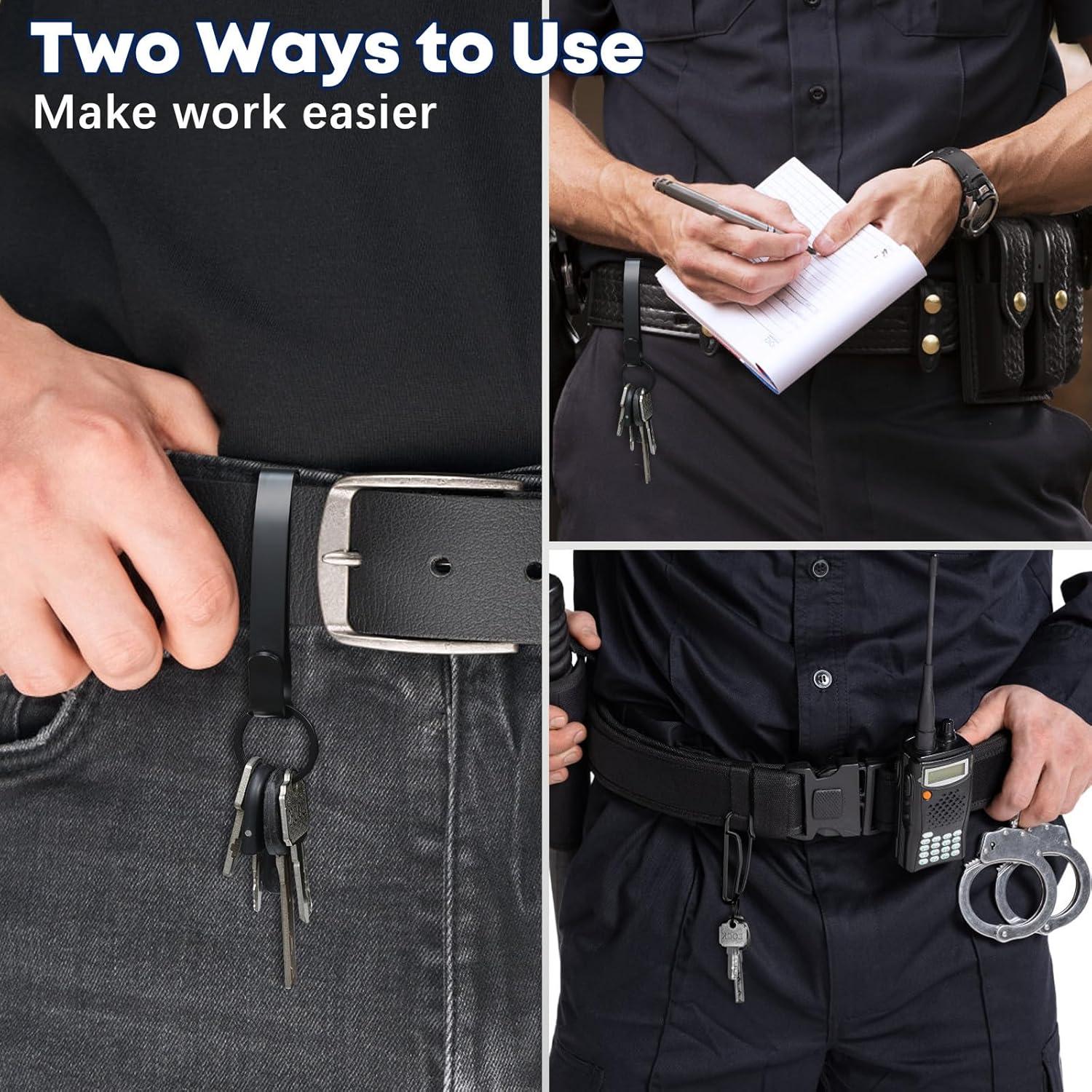 Soporte de Llaves para Cinturón de Servicio Yeflawor 2PCS