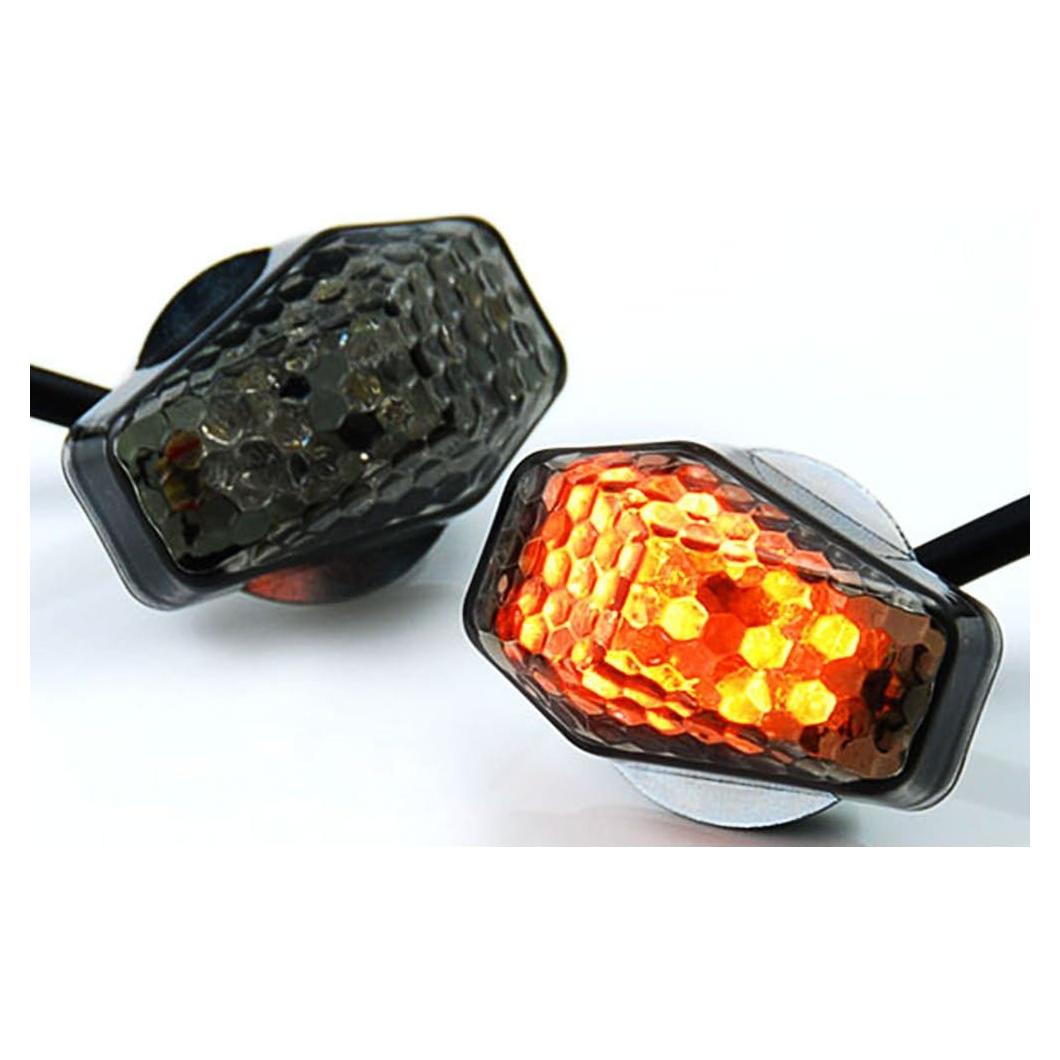 Luces de Señal de Giro LED Anzio Ámbar para Motocicleta