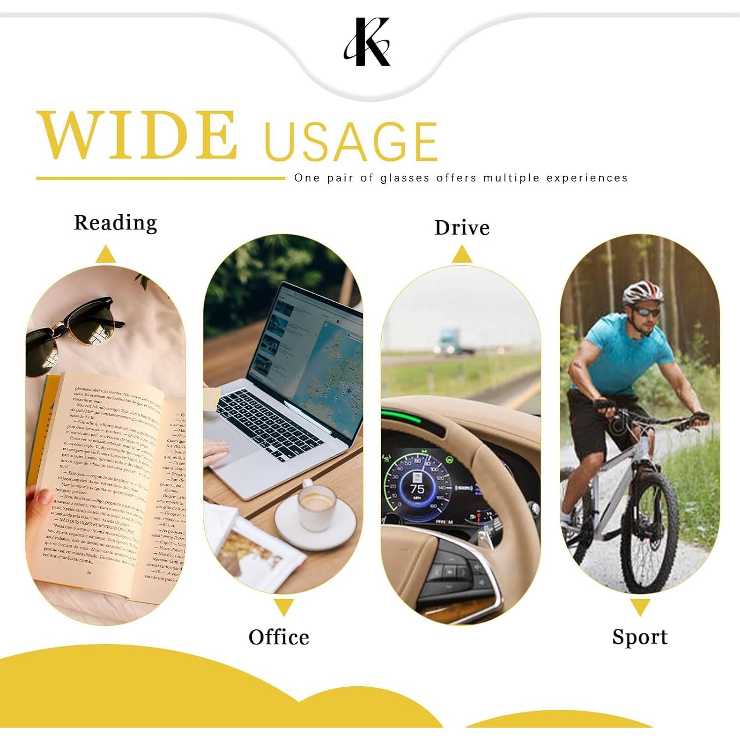 Gafas de sol progresivas TR90 multifocales para hombres y mujeres