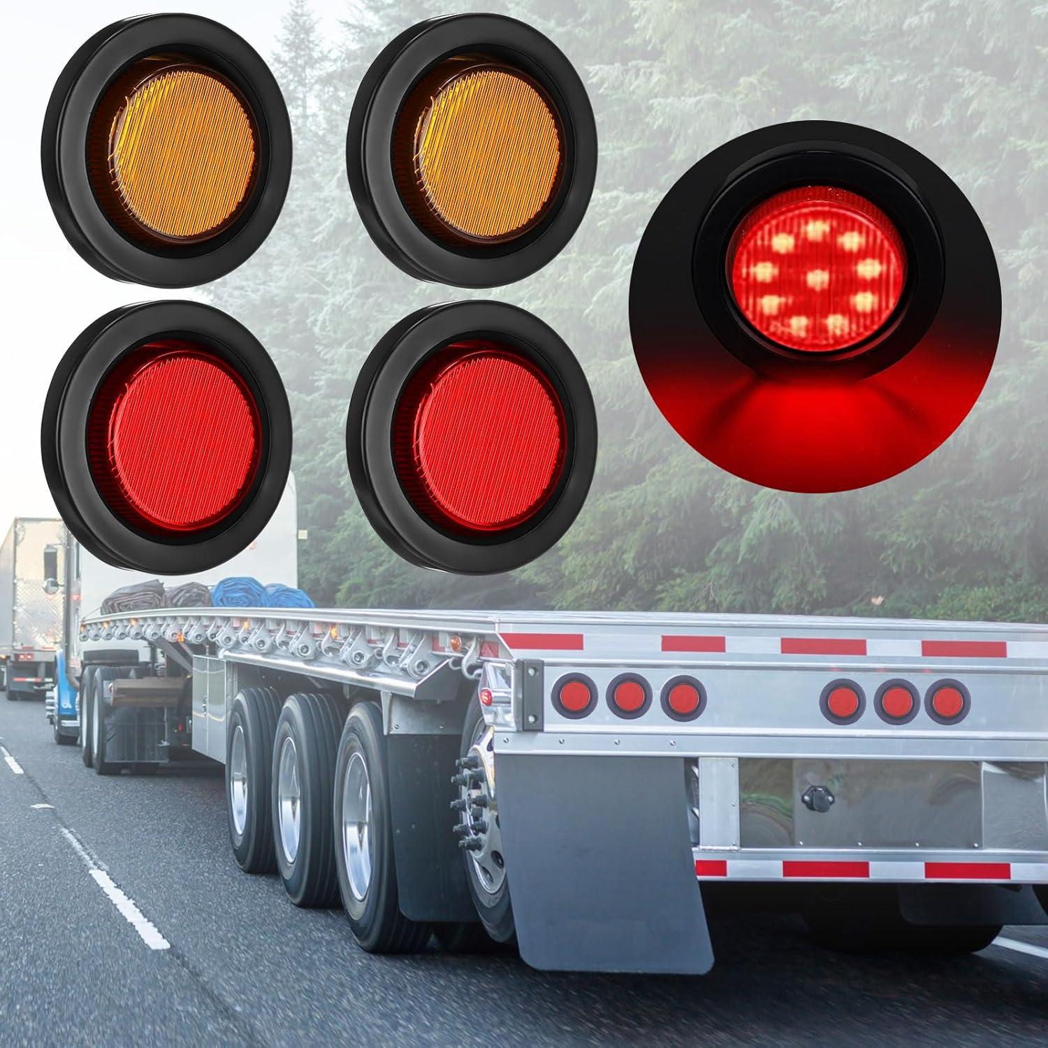 Luces de Marcador LED Treela 16 Pcs 5.08 cm Impermeables