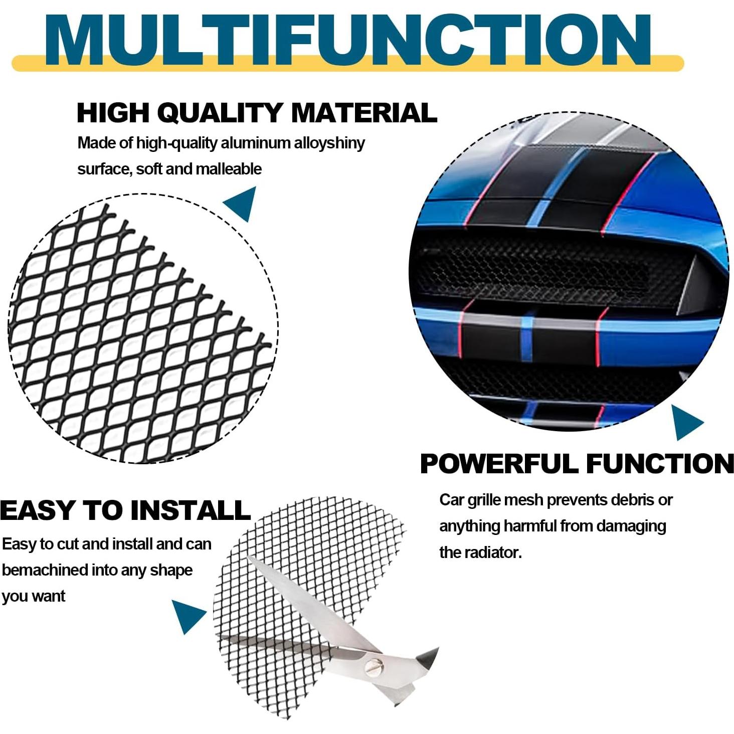 Malla de Parrilla Universal Lunwag 120x40cm Metal Aluminio