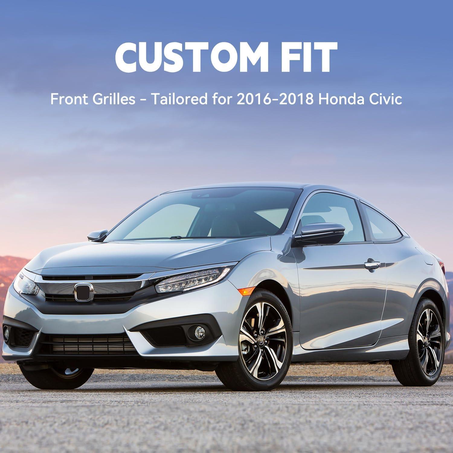 Rejilla de Parachoques Delantero Honda Civic 2016-2018 Partzer