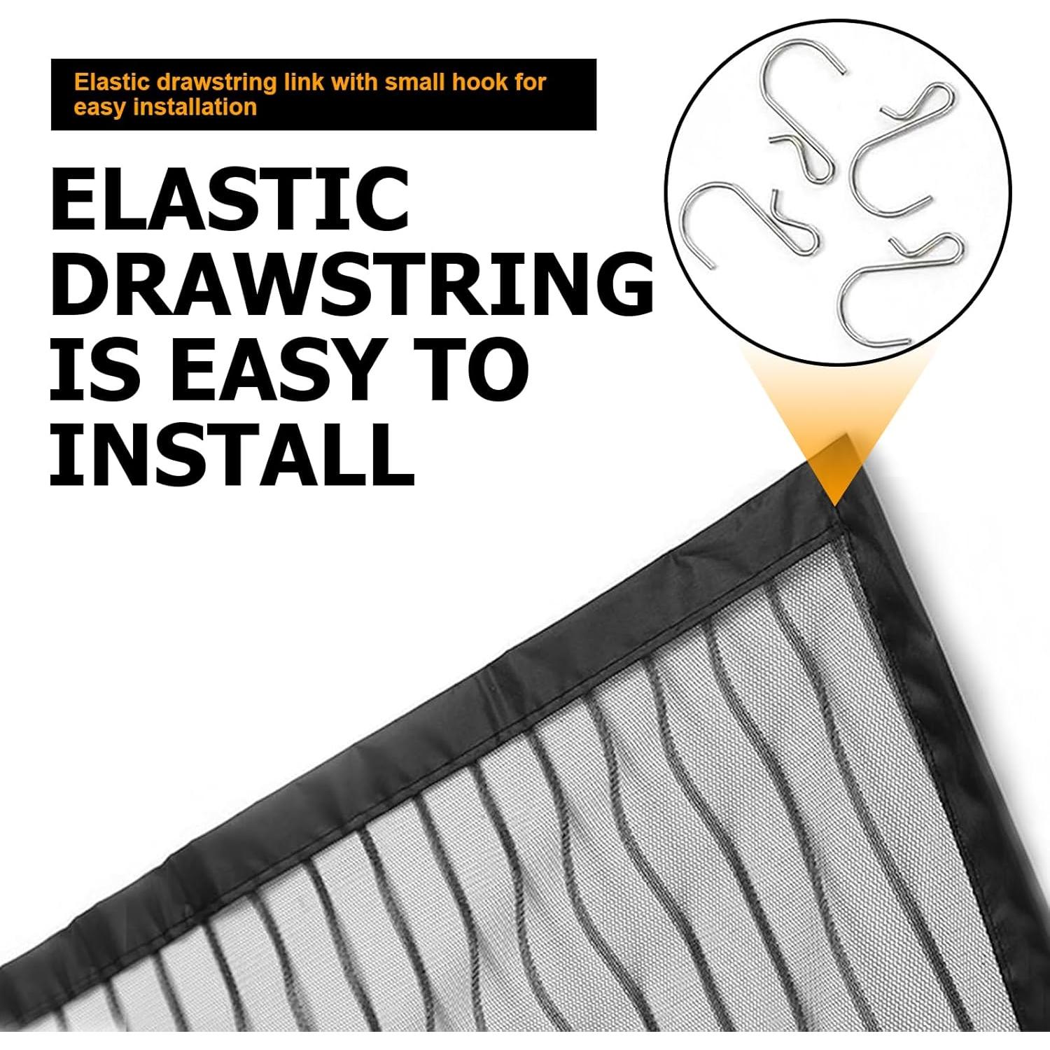 Malla de Parrilla Opuweiy 105x80cm 2PCS Protección Universal