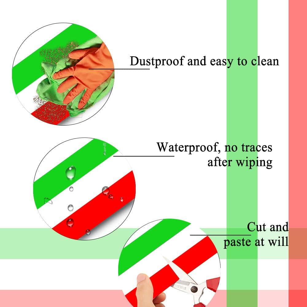 Calcomanía Decorativa de Bandera de Italia Deemars 198x15cm