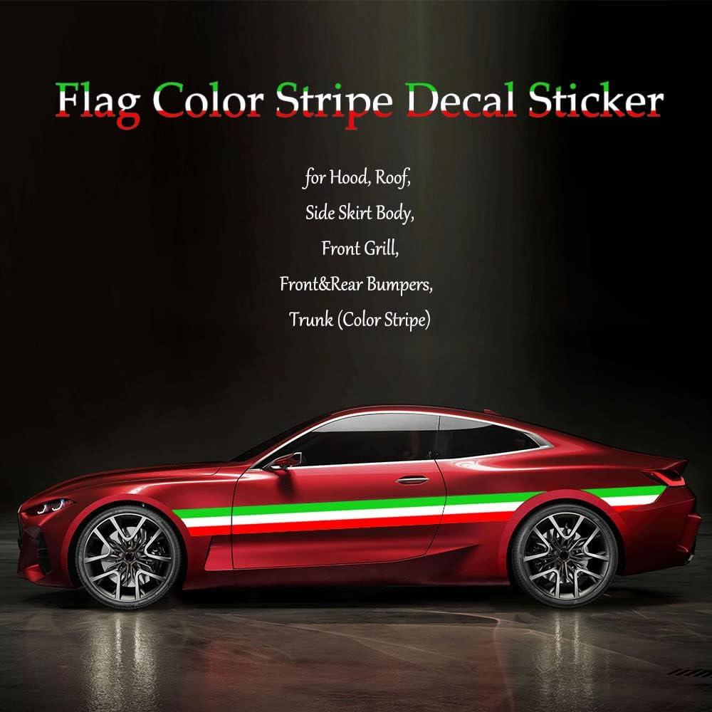 Calcomanía Decorativa de Bandera de Italia Deemars 198x15cm