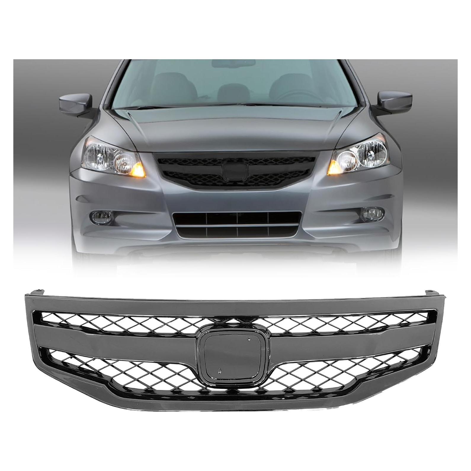 Parrilla Delantera Honda Accord 2011-2012 Negra ABS