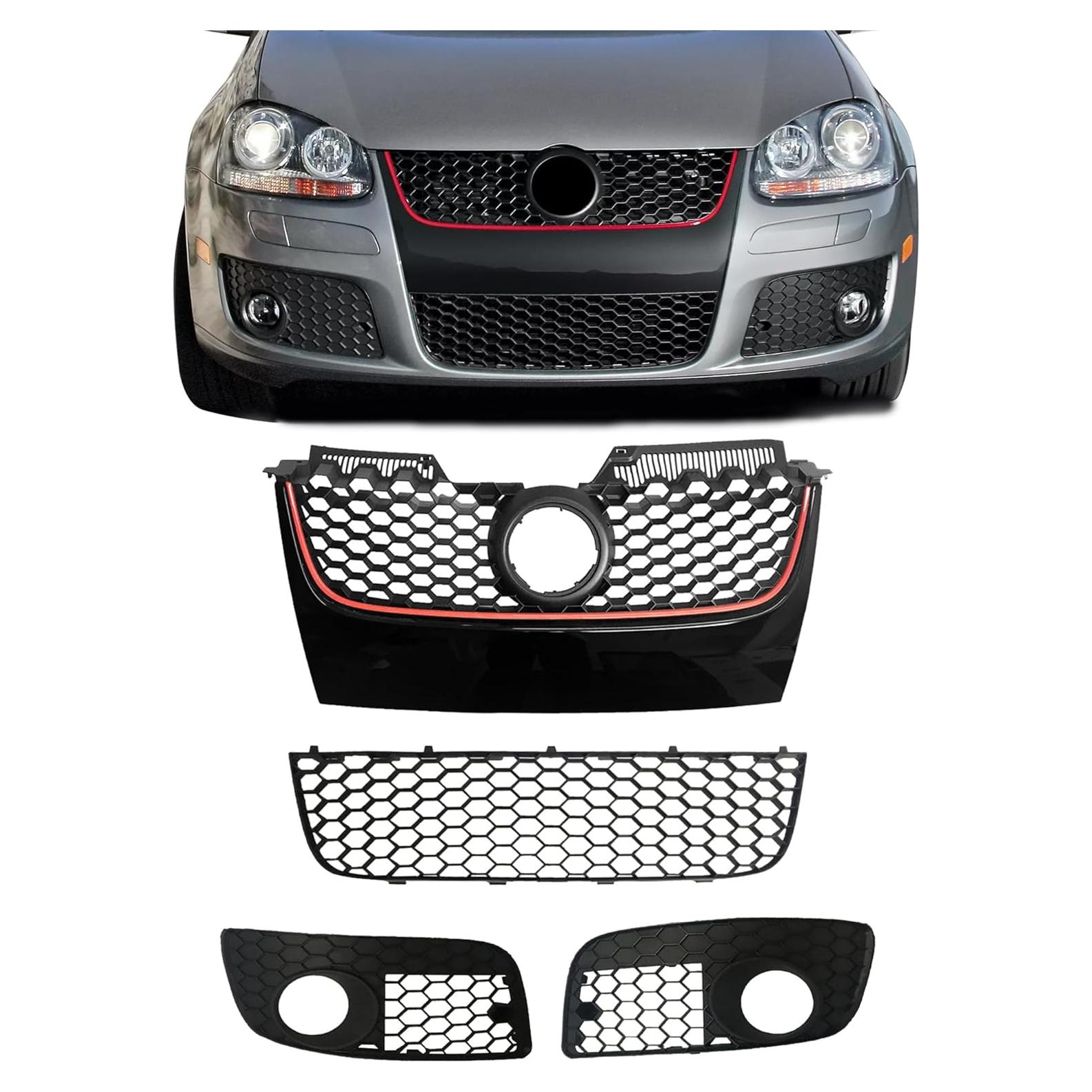 Rejilla Parachoques Delantera VW MK5 GTI Jetta 2006-2009 UnayKolb