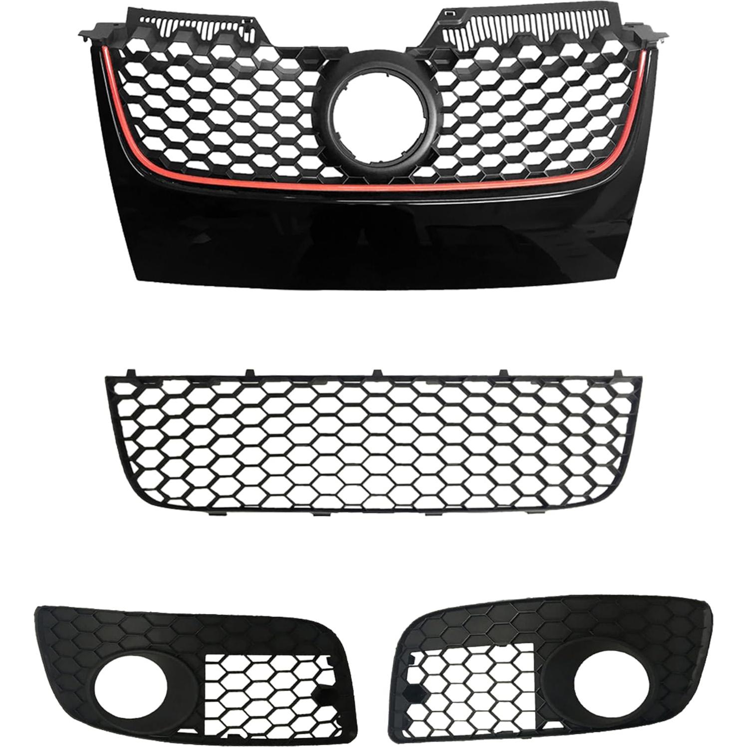 Rejilla Parachoques Delantera VW MK5 GTI Jetta 2006-2009 UnayKolb