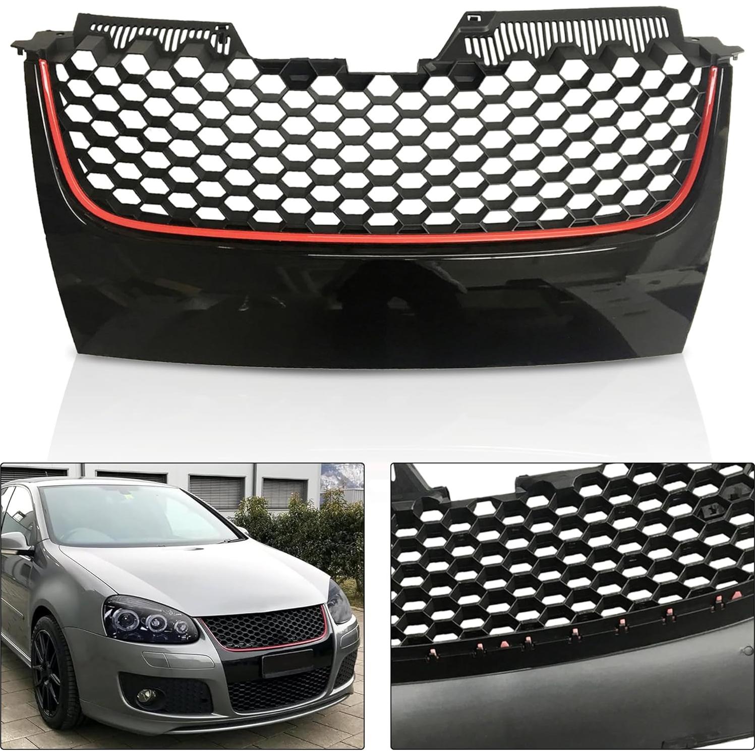 Rejilla de Malla Superior PartsFlow VW GTI Jetta 2006-2009