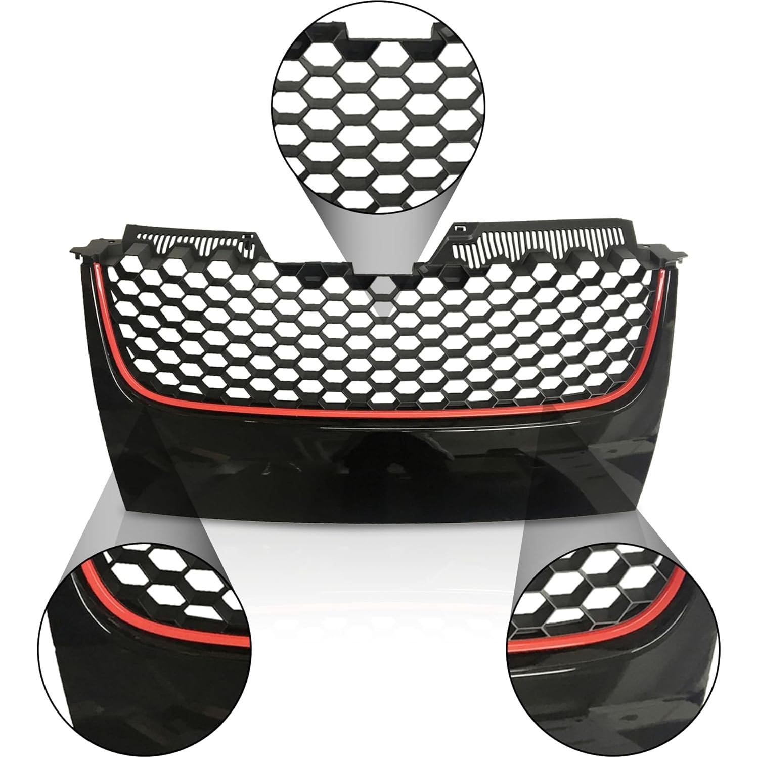 Rejilla de Malla Superior PartsFlow VW GTI Jetta 2006-2009