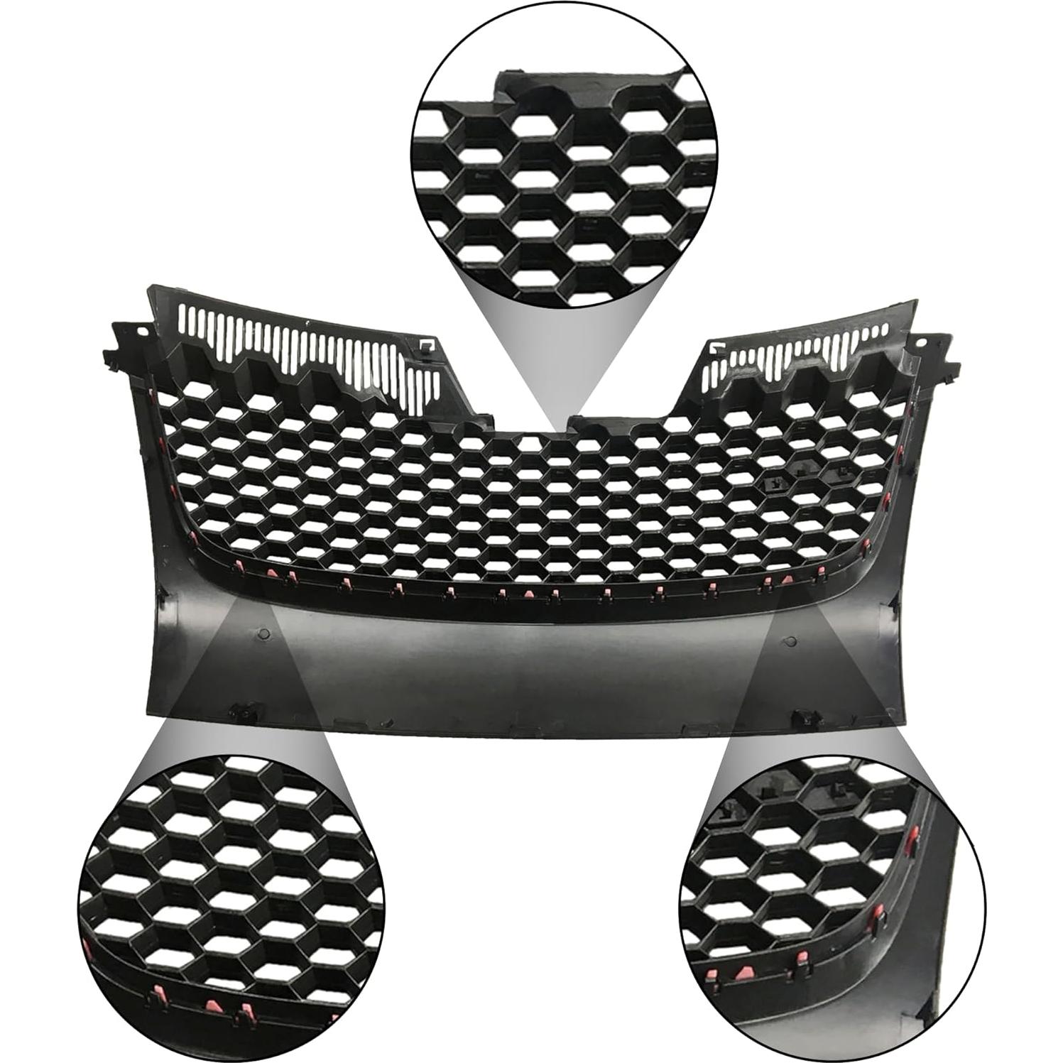 Rejilla de Malla Superior PartsFlow VW GTI Jetta 2006-2009