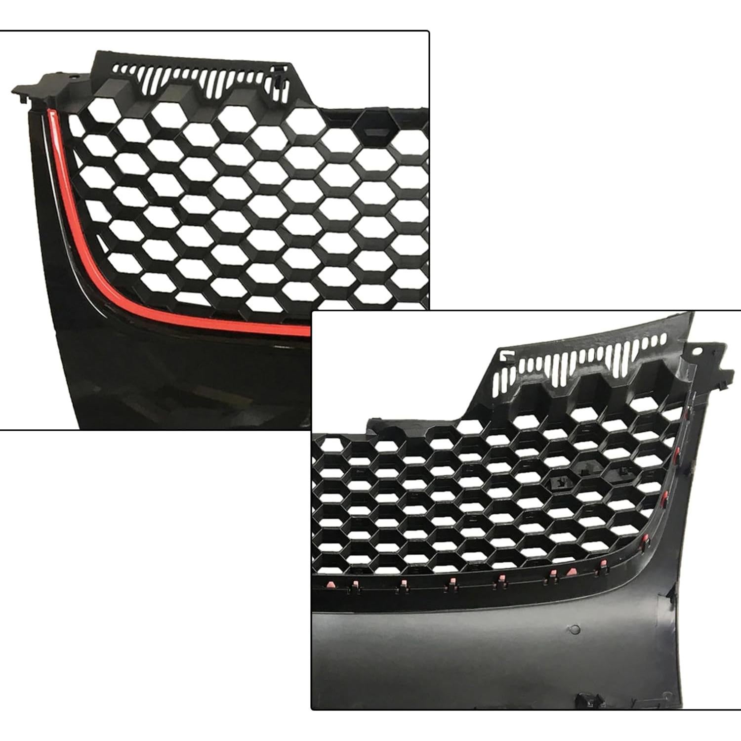 Rejilla de Malla Superior PartsFlow VW GTI Jetta 2006-2009