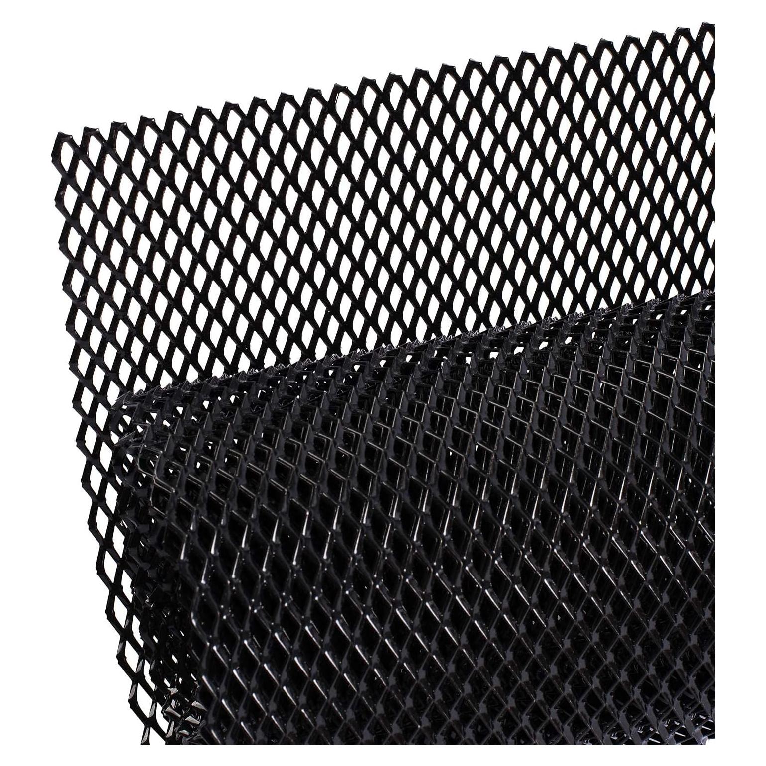 Rejilla de Parachoques AggAuto 120x40cm Aluminio Negro