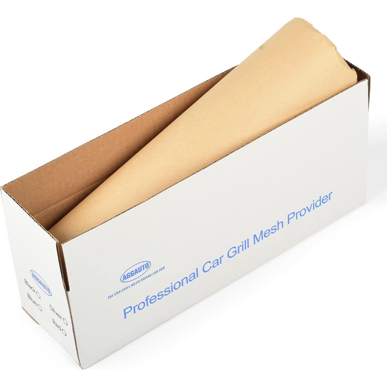 Rejilla de Parachoques AggAuto 120x40cm Aluminio Negro