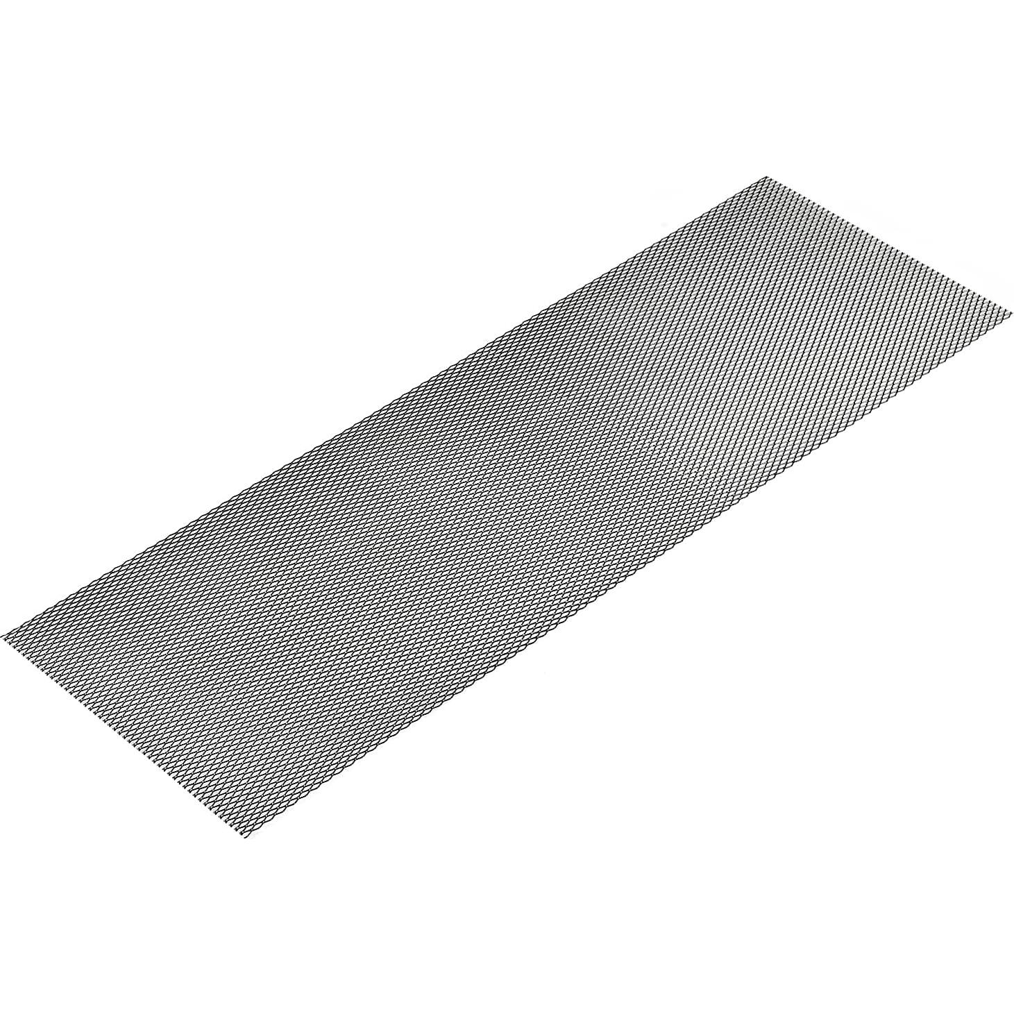 Rejilla de Parachoques AggAuto 120x40cm Aluminio Negro