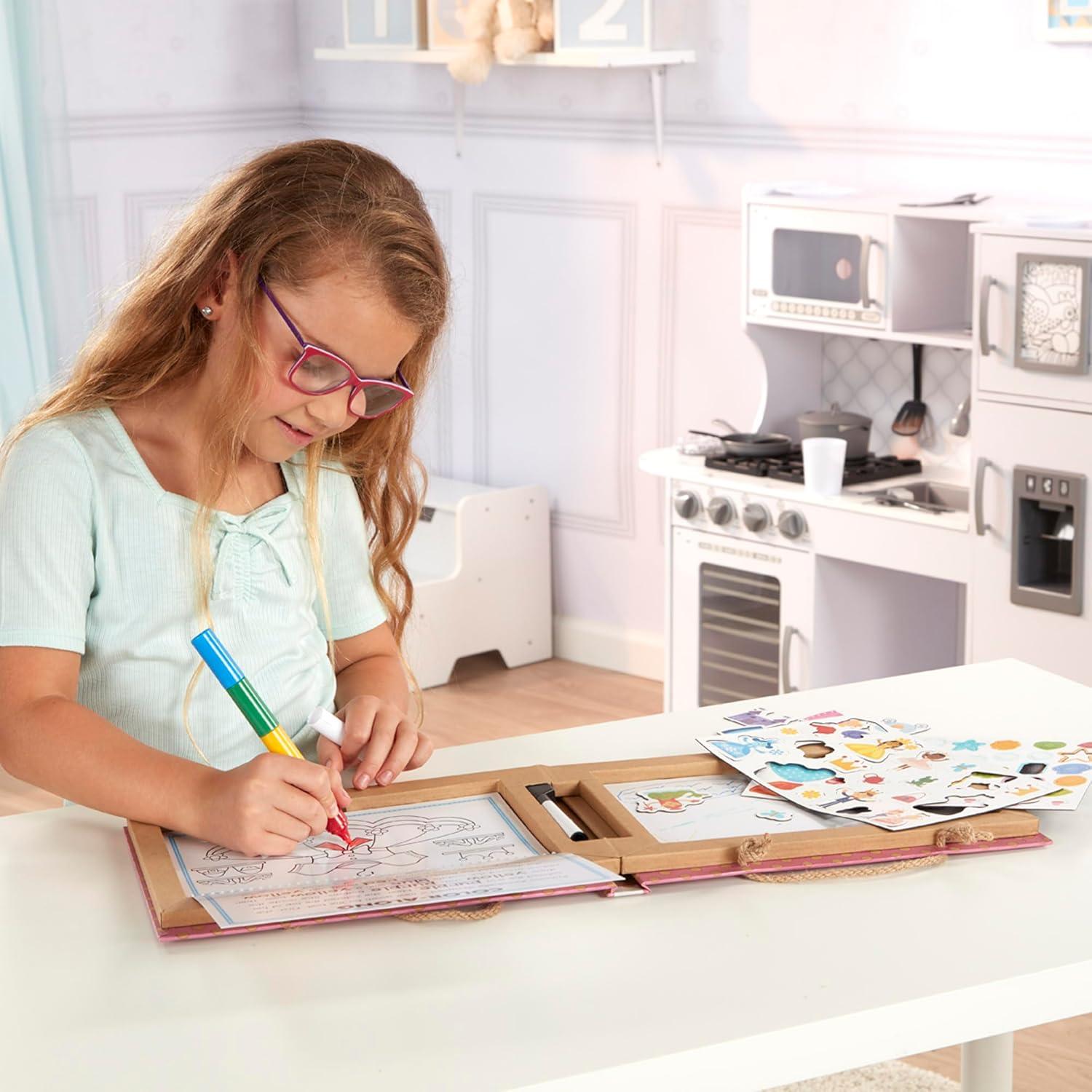 Kit de Dibujo y Magnetos Reutilizables Melissa & Doug Princesas