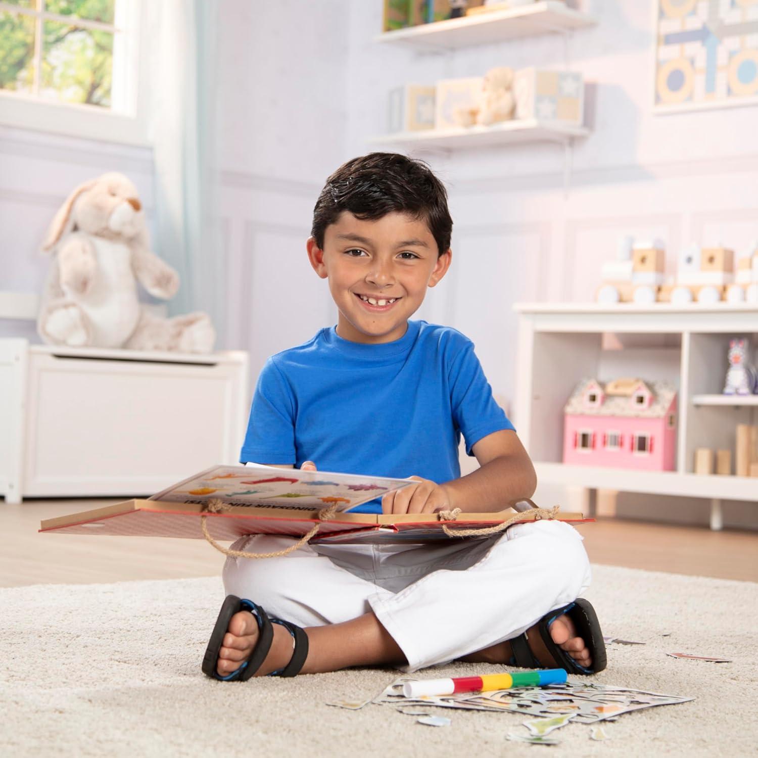 Juego Natural Melissa & Doug Set de Dibujo Dinosaurios