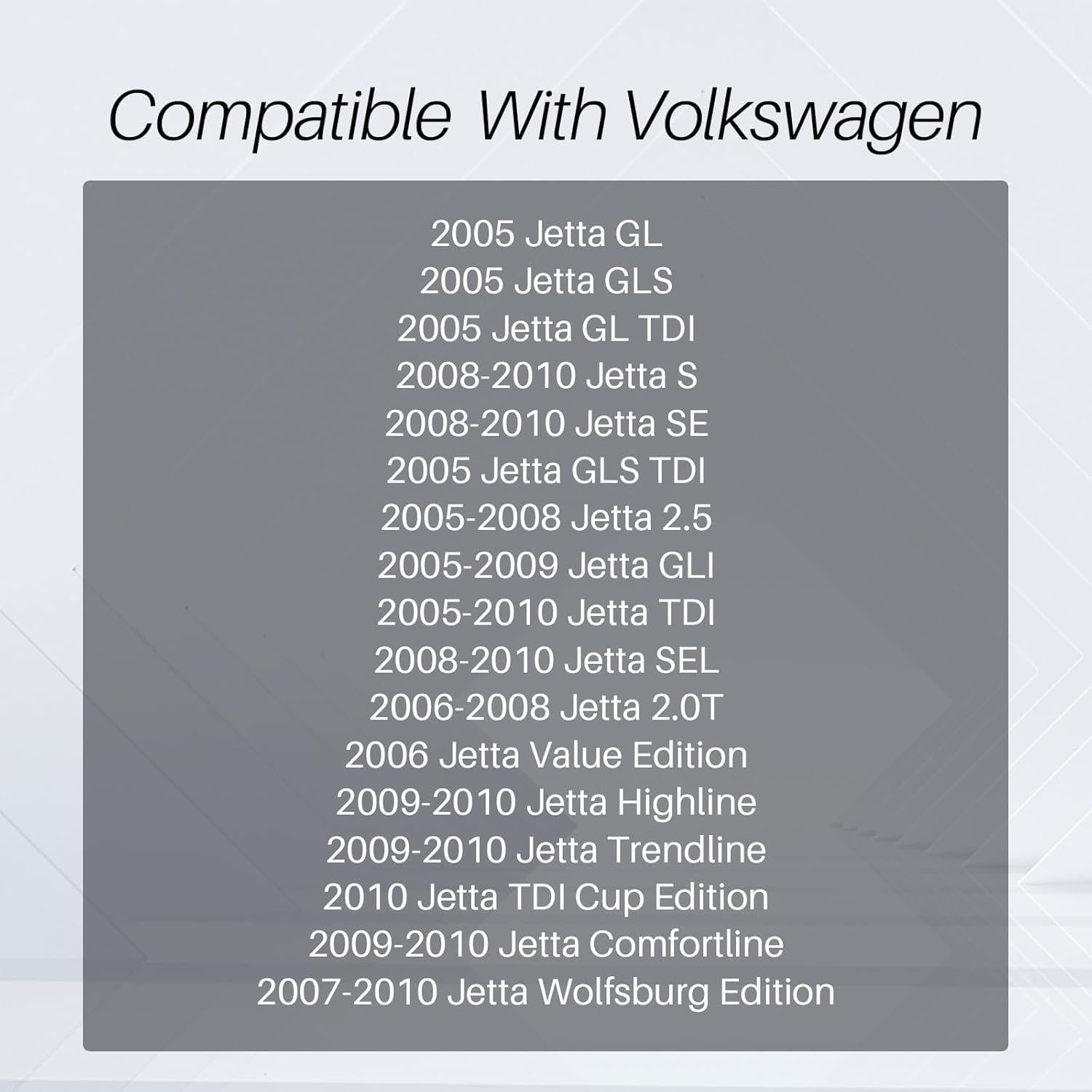 Cubierta Faro Antiniebla Derecho Volkswagen Jetta 2005-2010