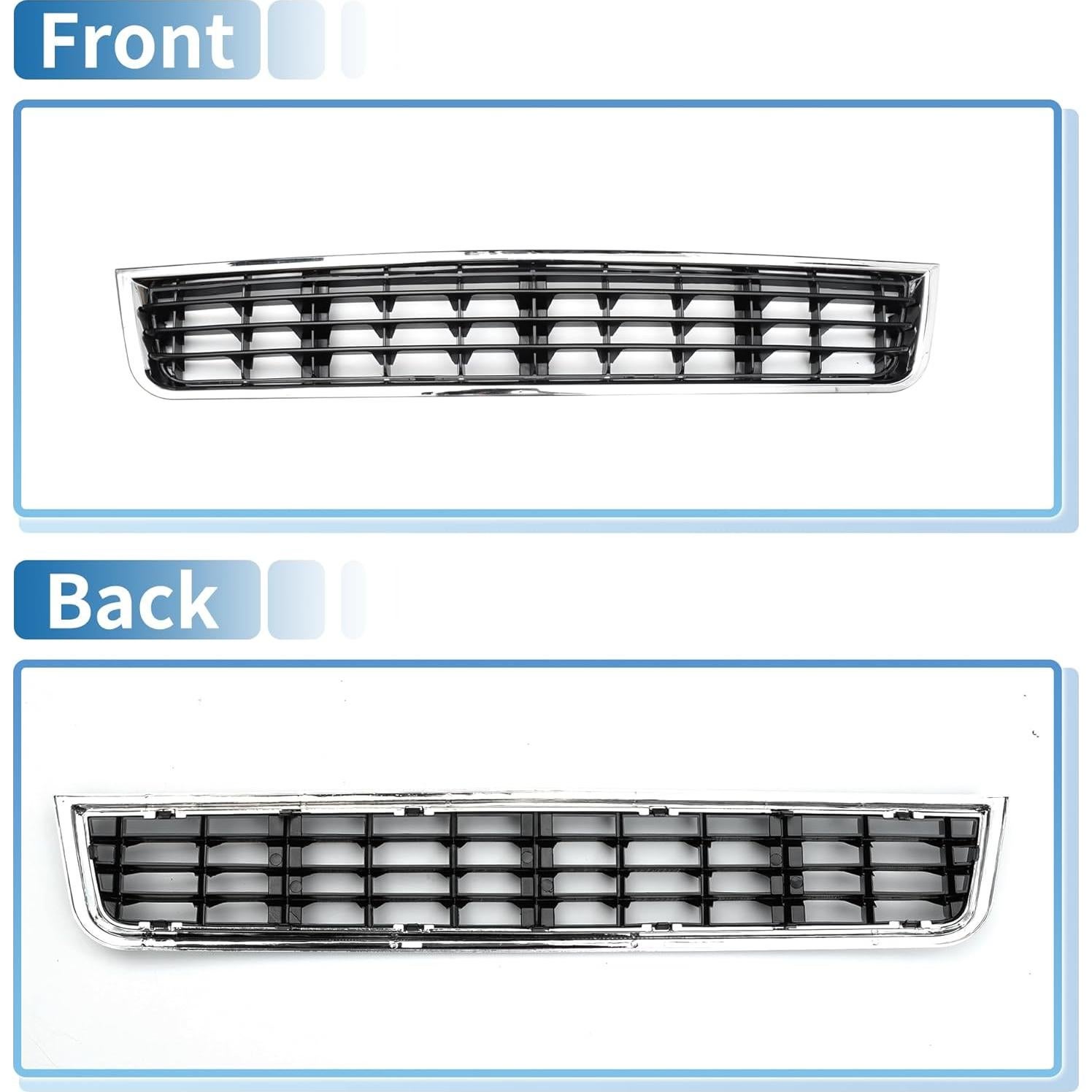 Rejilla Parachoques Inferior Frontal Audi A4 B6 2003-2005 Negro