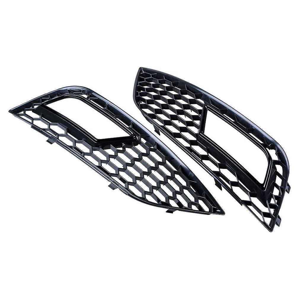 Rejilla Frontal Inferior AMOPA Negra para Audi A4 B8.5 2013-2016