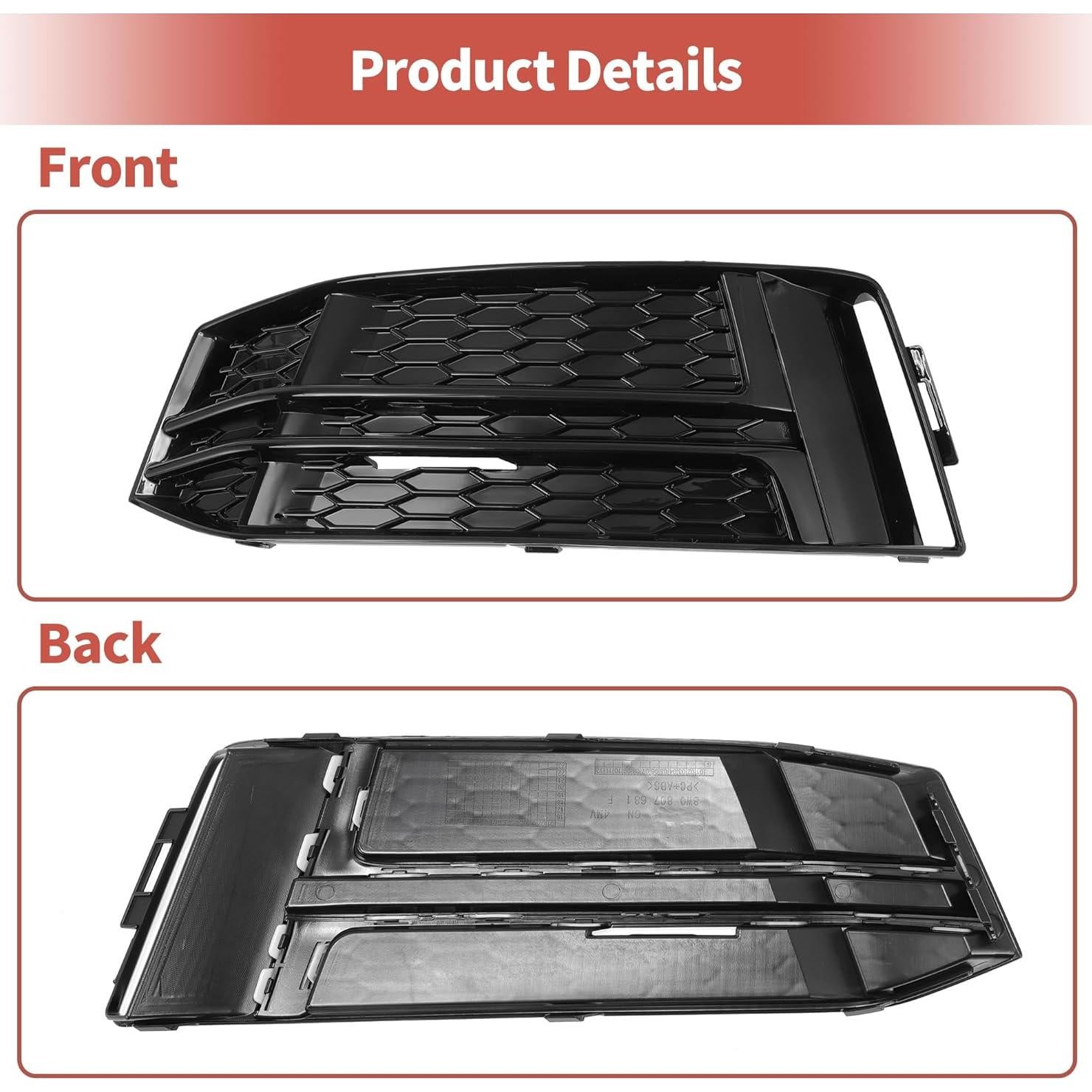 Rejilla de Luz Antiniebla ACROPIX para Audi A4 B9 2016-2018
