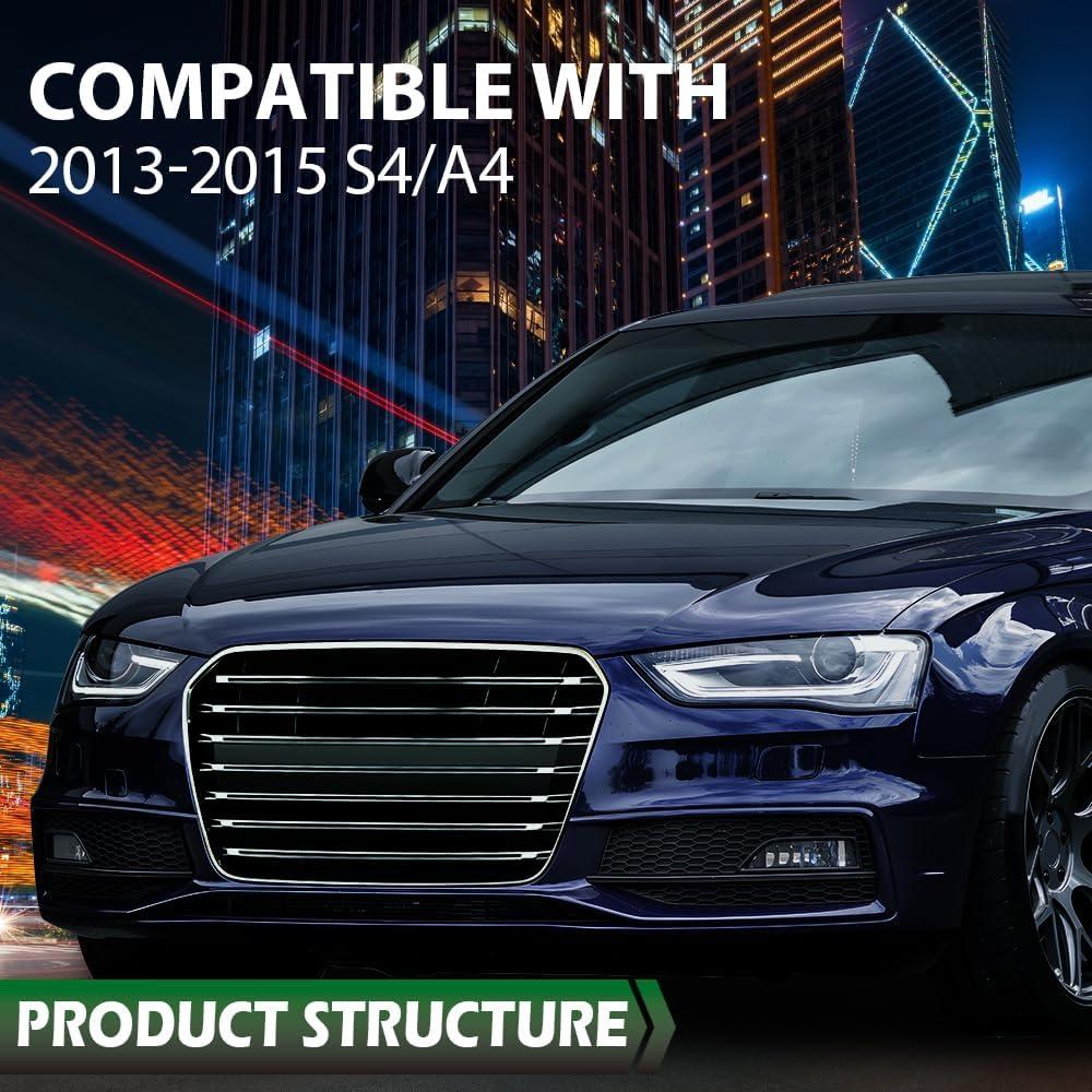 Cubiertas de Rejilla de Faro Antiniebla LQI Audi A4 2013-2015