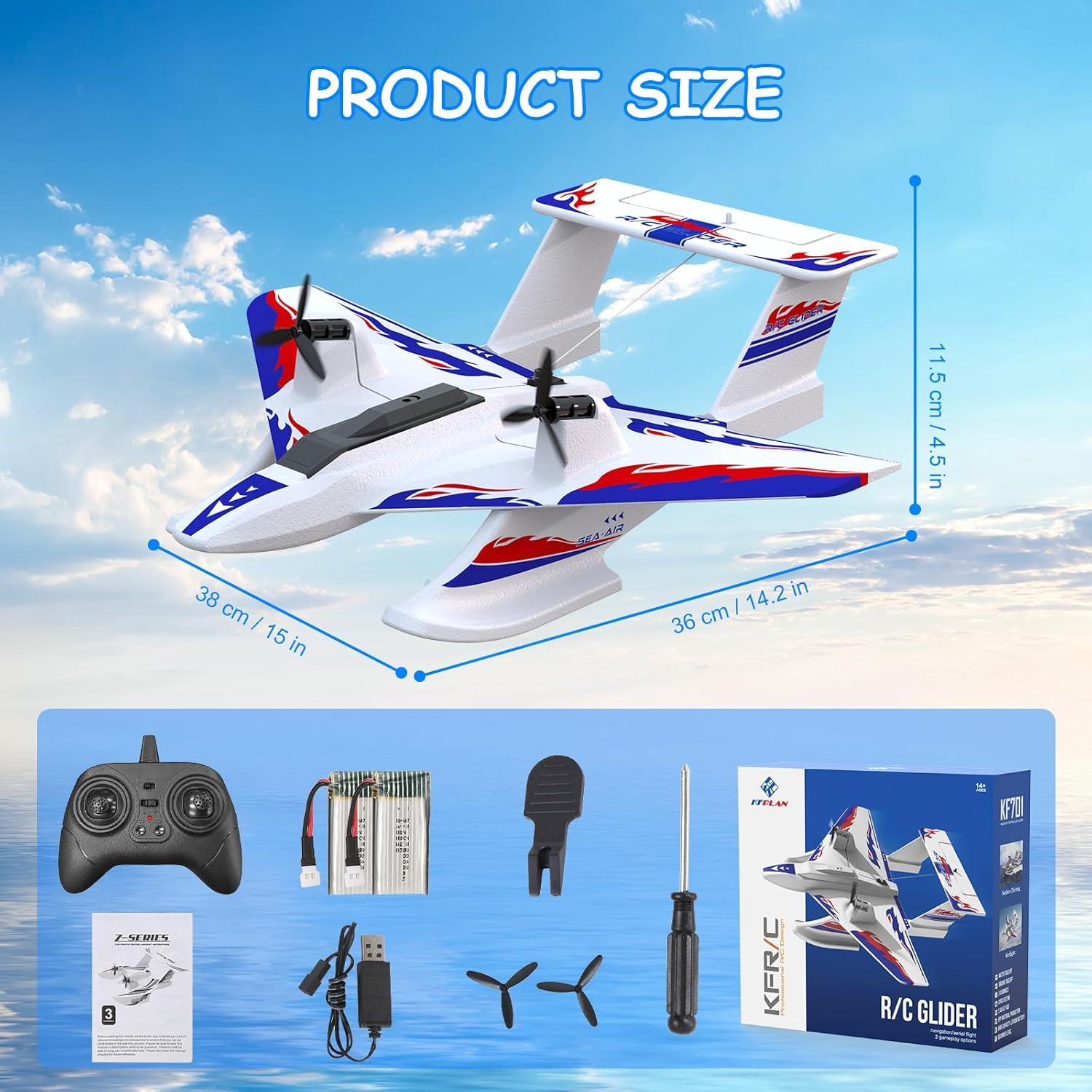 Avián RC Anfibio ITEFDTUTNE 3CH 38x35cm 2 Baterías