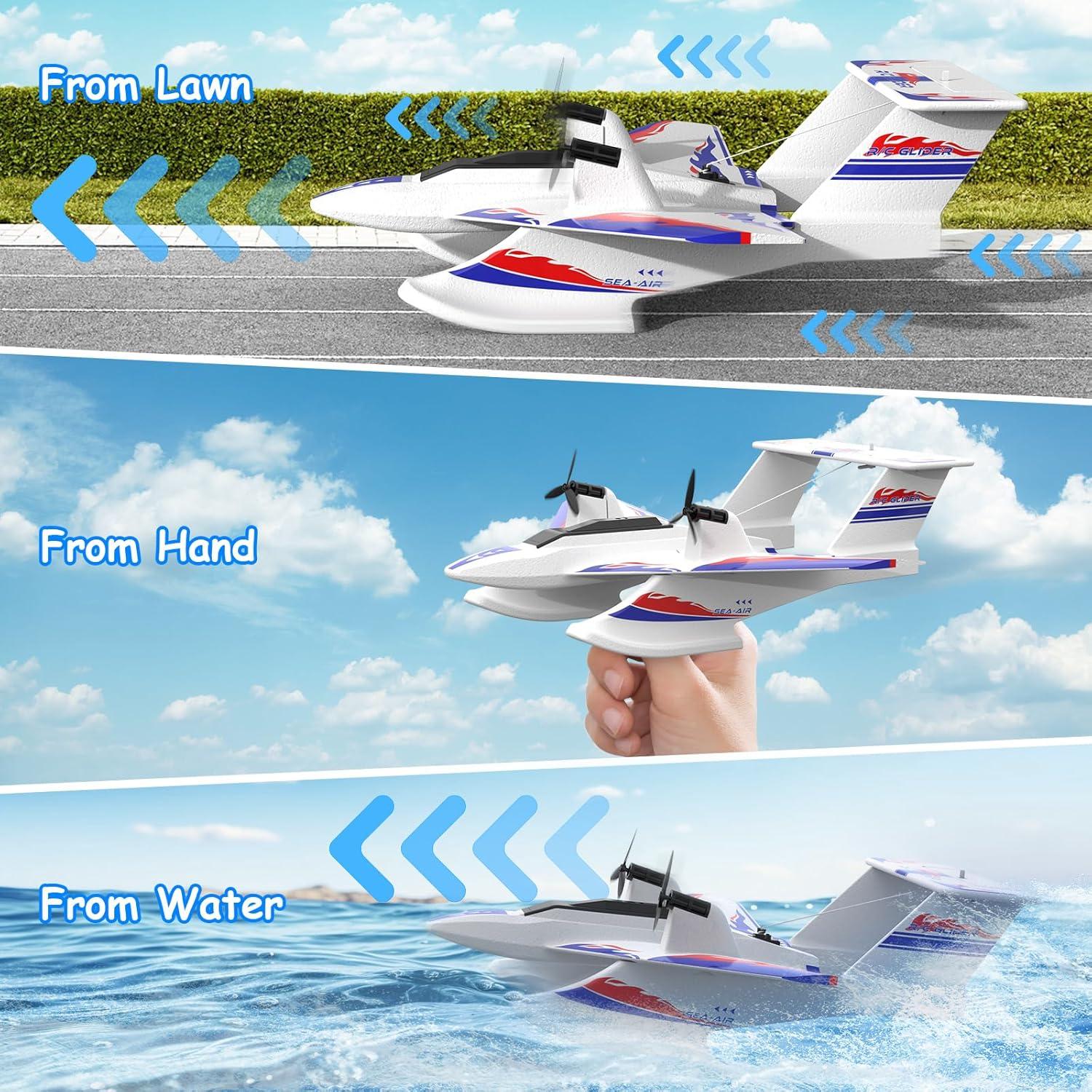 Avián RC Anfibio ITEFDTUTNE 3CH 38x35cm 2 Baterías