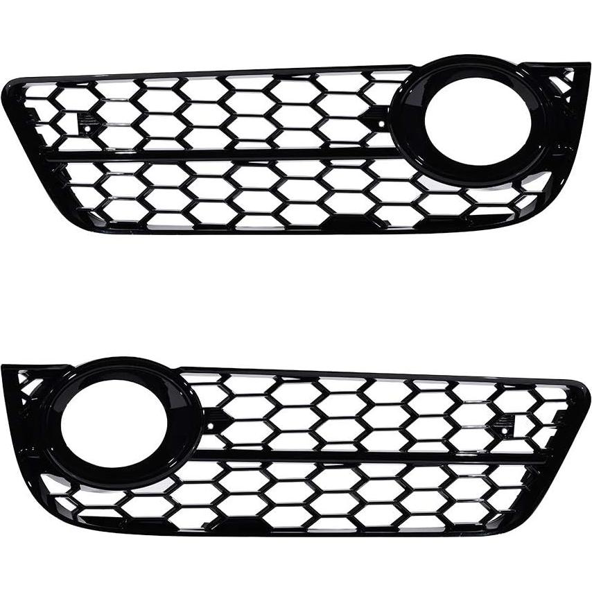 Cubiertas de Luz de Niebla Inferior Audi A5 2008-2011 Negro Brillante