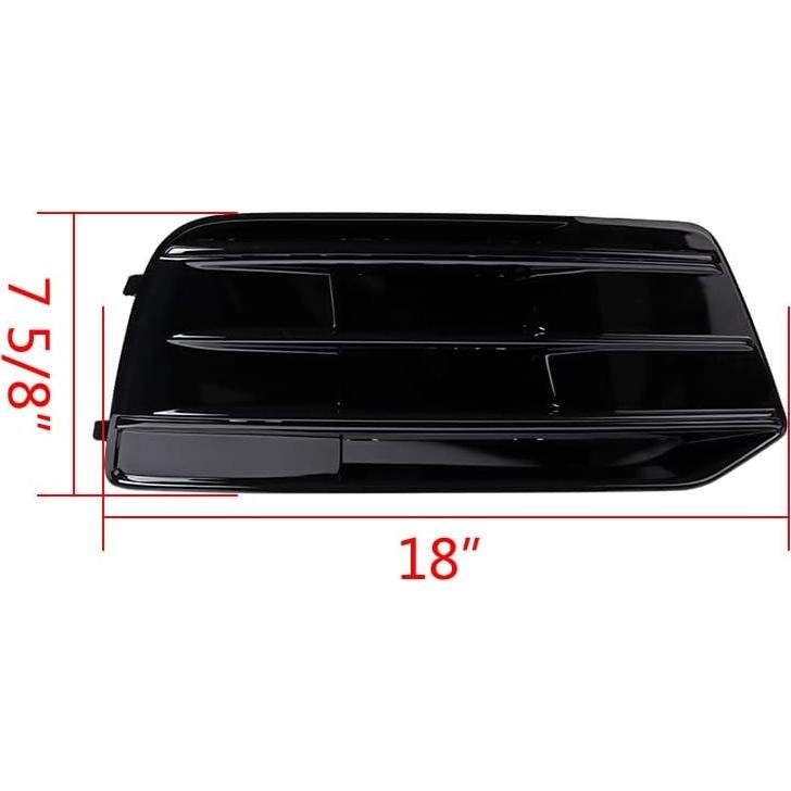 Parrilla del Parachoques Frontal Audi Q5 2018-2020 Negra Brillante