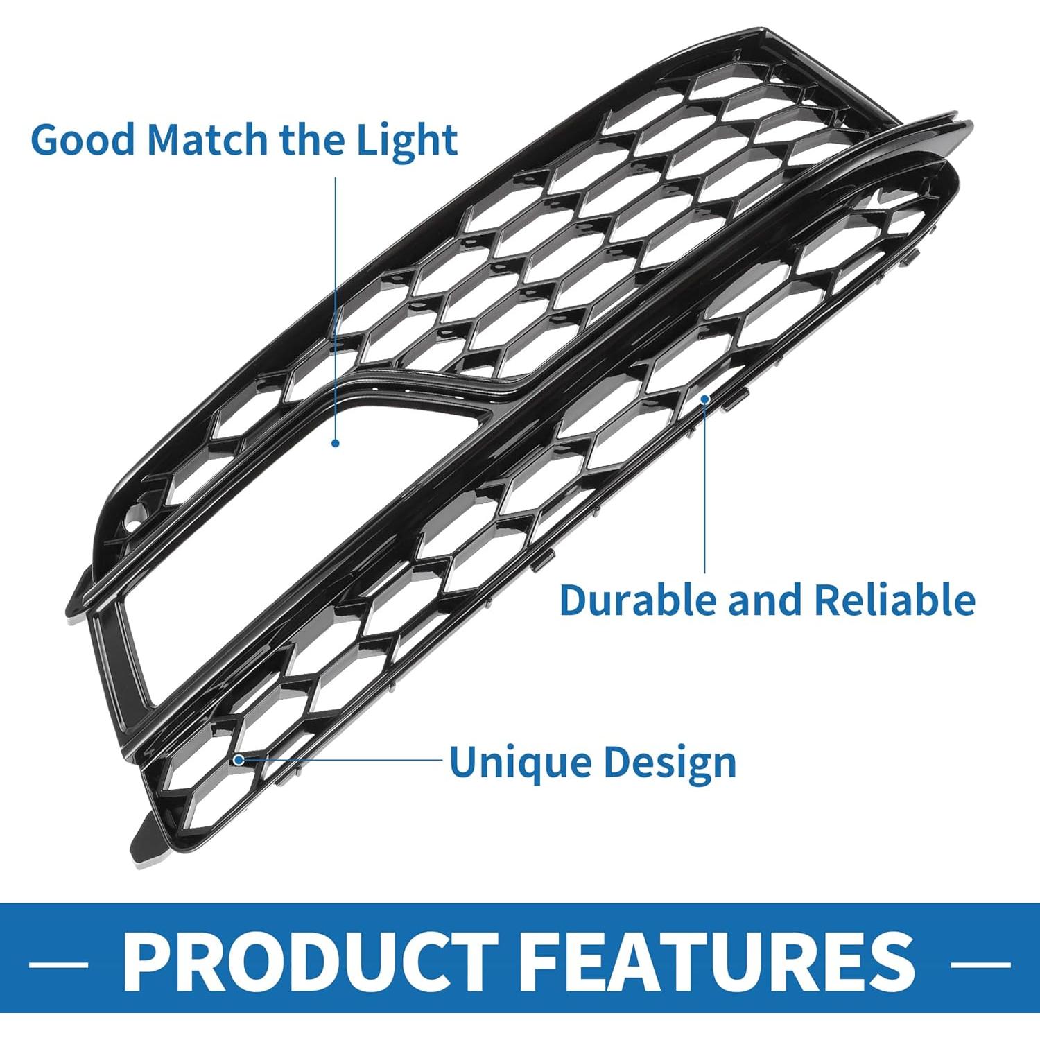 Rejilla de Luz Antiniebla ABS A ABSOPRO Audi A5 2013-2017