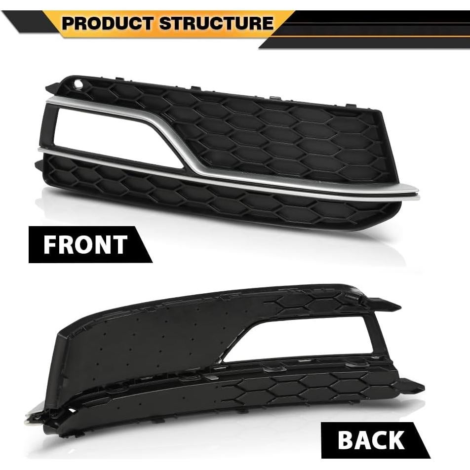 Cubierta Rejilla Luz Antiniebla Audi A5 S-Line 2013-2016