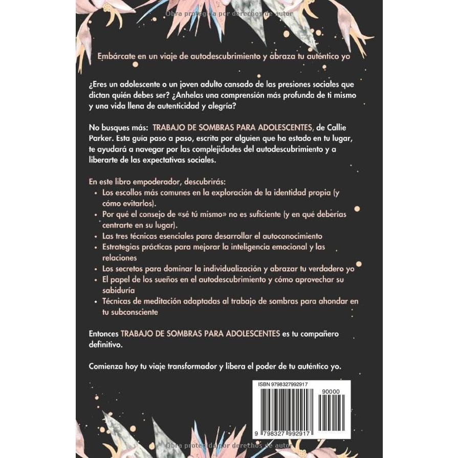 Trabajo de sombras para adolescentes: Una guía para adolescentes y jóvenes adultos para superar retos interiores, aumentar la confianza y practicar el amor (Spanish Edition)