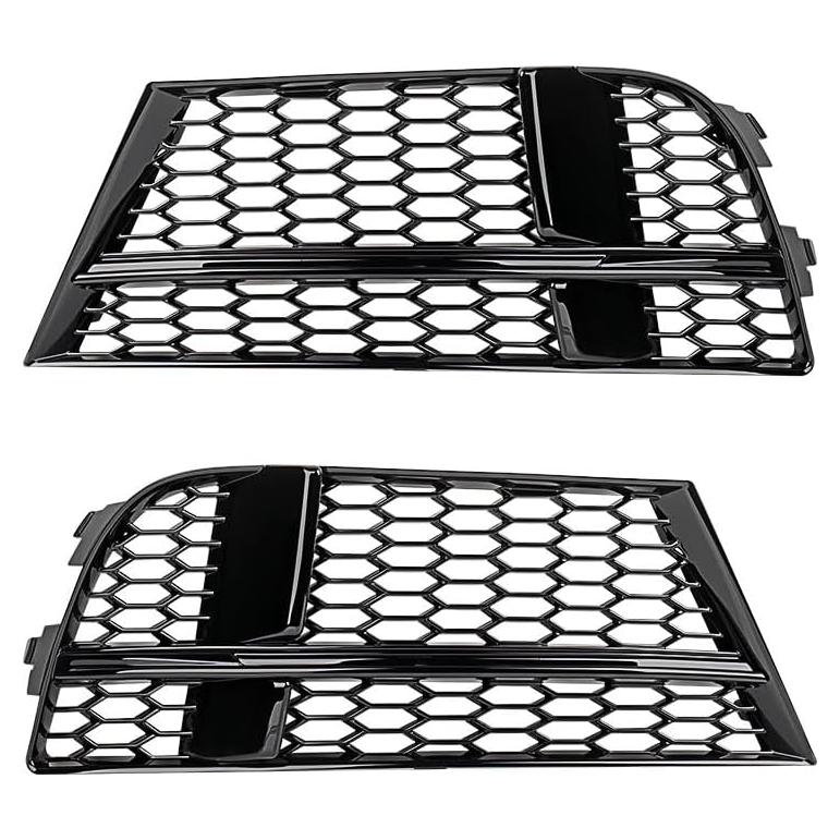 Rejilla de Luz de Niebla Frontal Astra Depot Negro AUDI A3 2016-2020