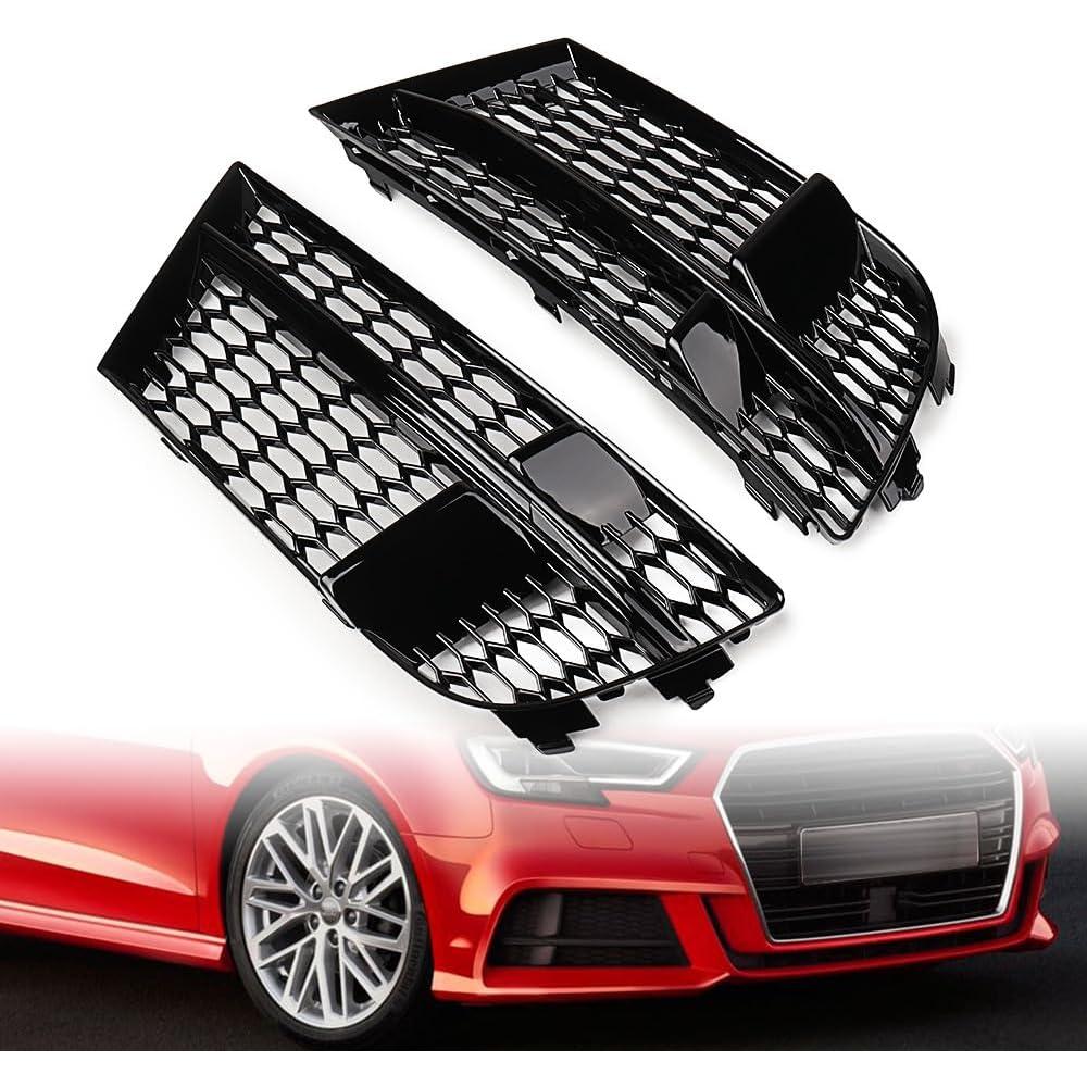 Rejilla de Luz de Niebla Frontal Astra Depot Negro AUDI A3 2016-2020