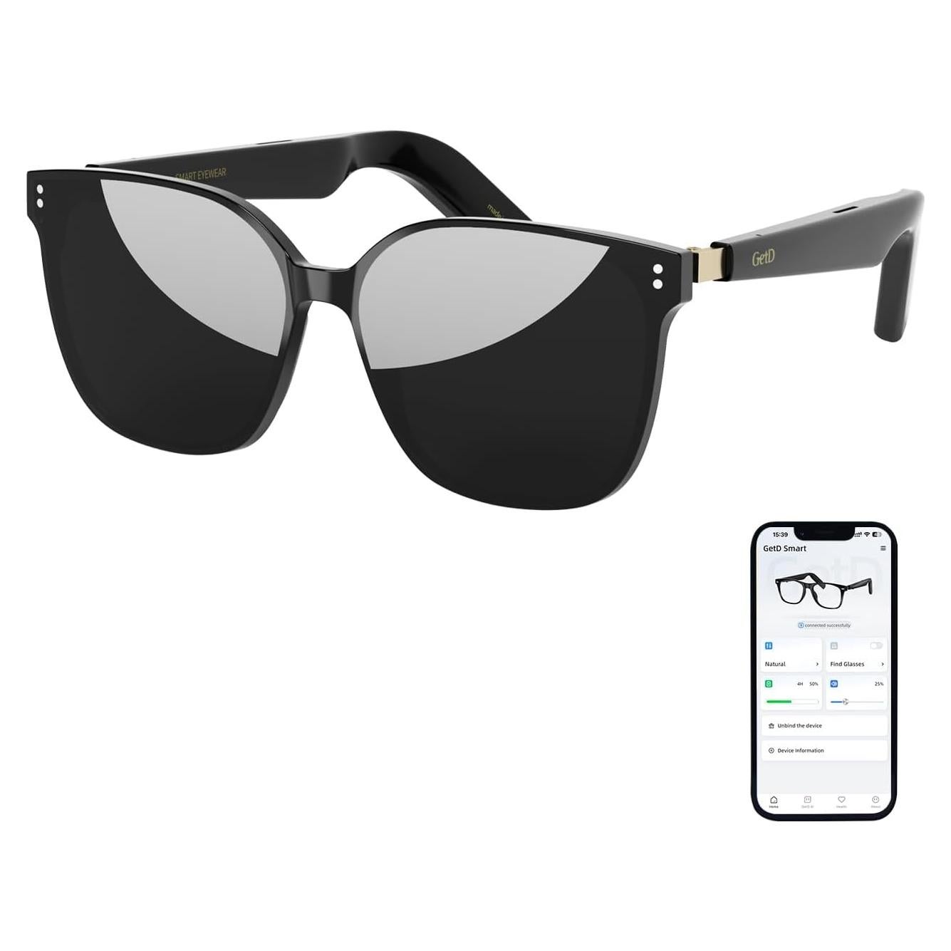 Gafas Inteligentes GetD con Bluetooth 5.4 y Traducción IA