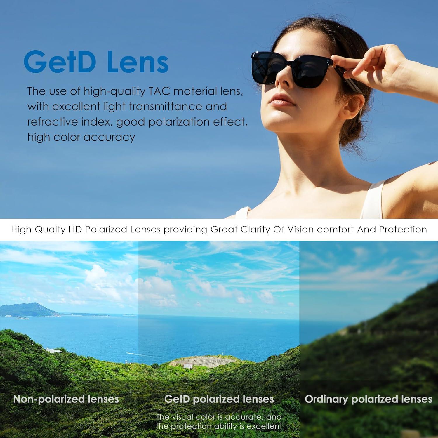 Gafas Inteligentes GetD con Bluetooth 5.4 y Traducción IA