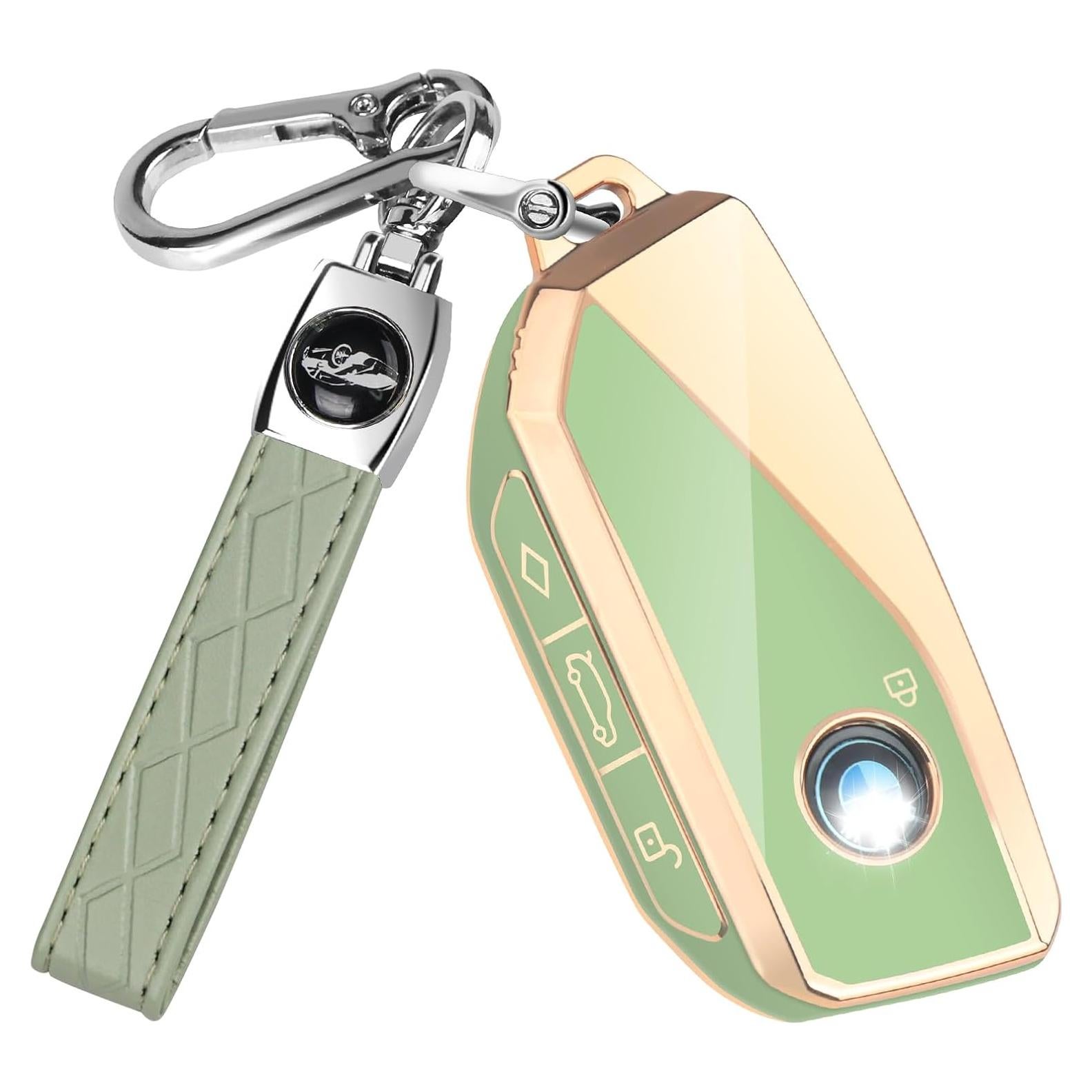 Funda de Llavero BMW TPU Verde 2023-2025 Series X1 X5 X6